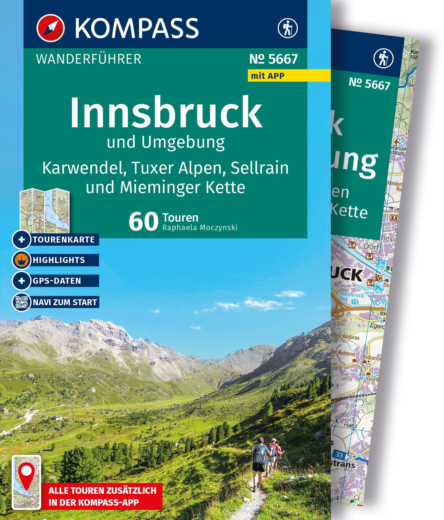 Wanderführer, Innsbruck, Touren, Karte, Gipfelpfad