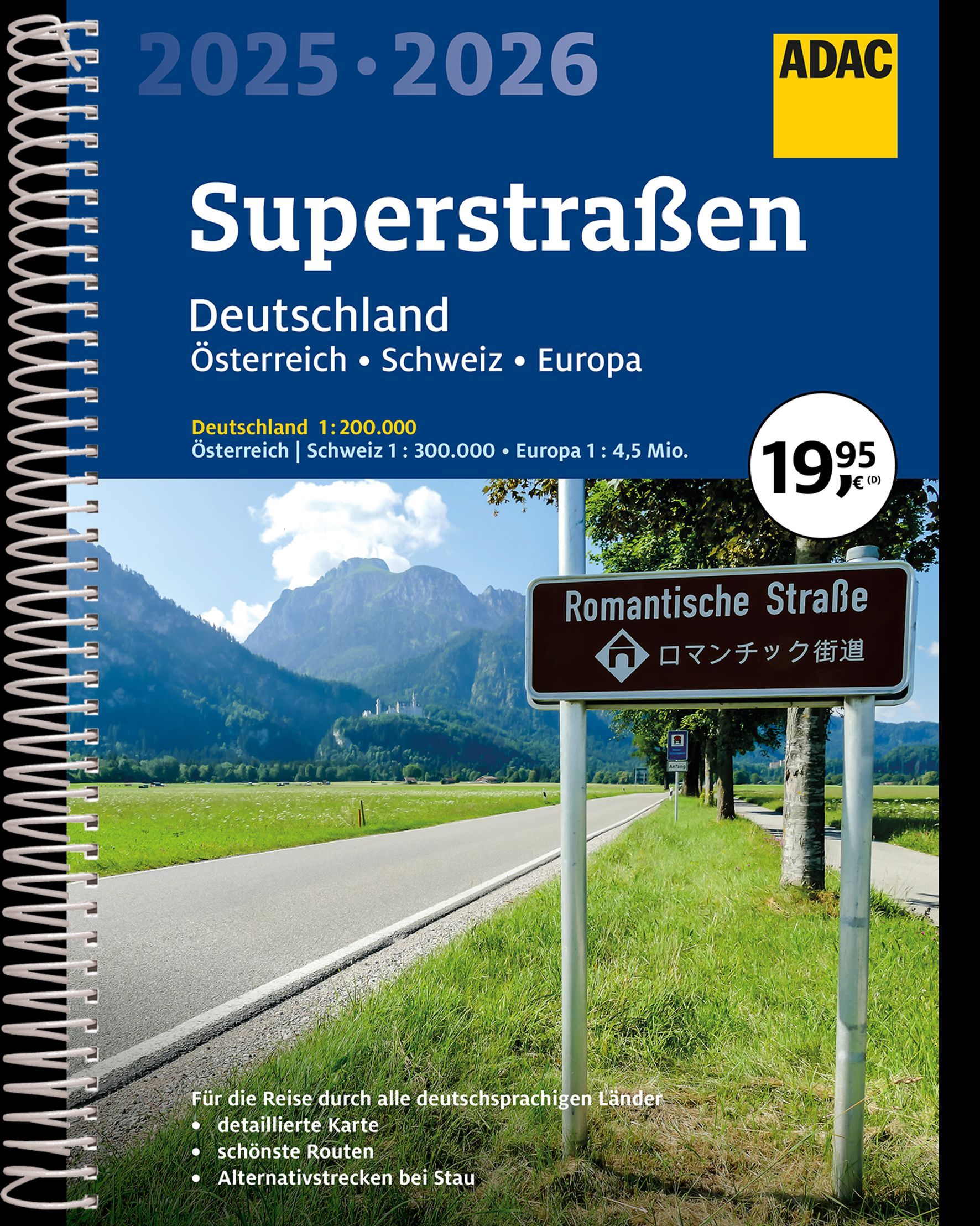 ADAC Superstraßen Autoatlas 2025/2026 9783826423611