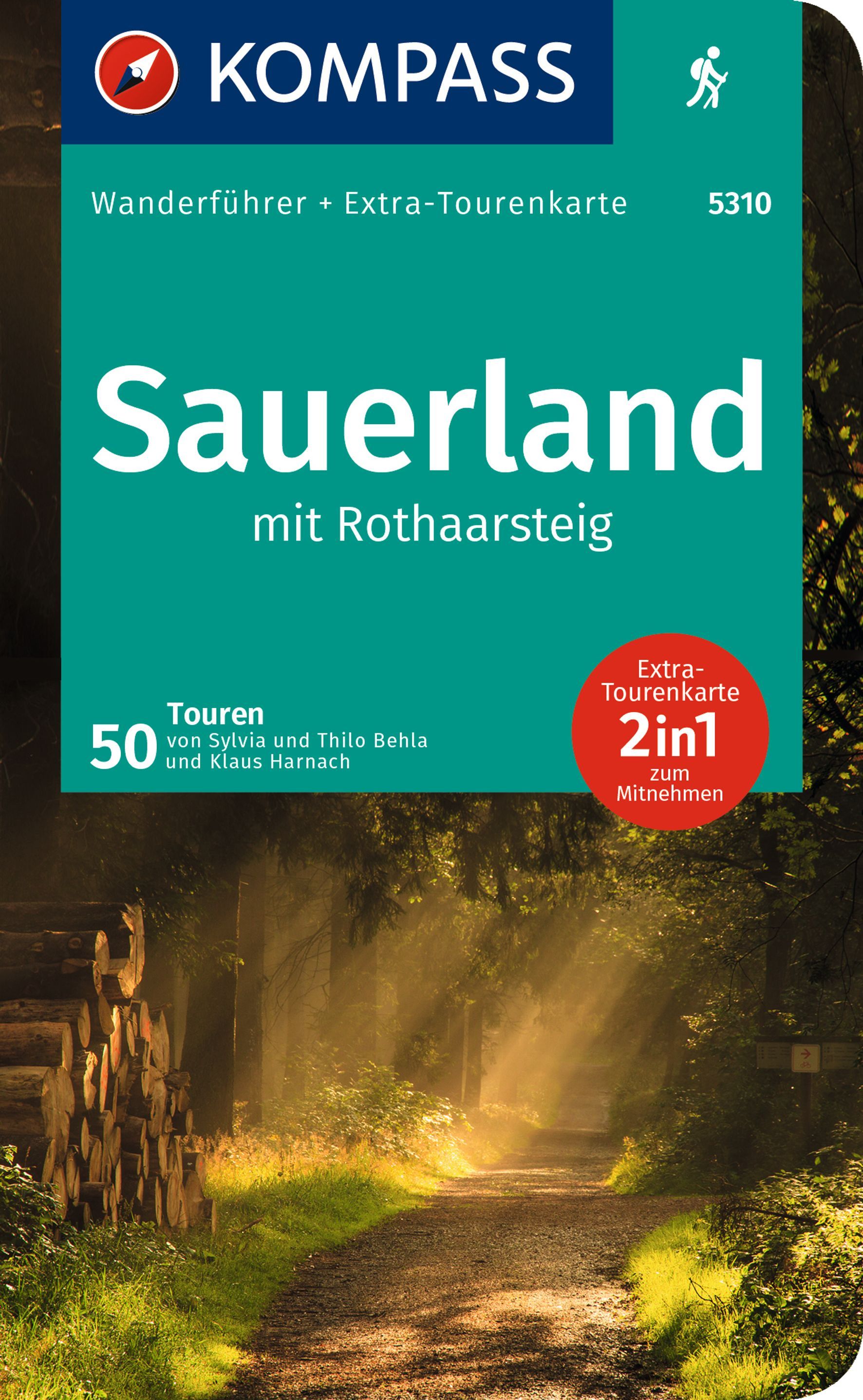 9783991211877 Cover Kompass Wanderführer Sauerland