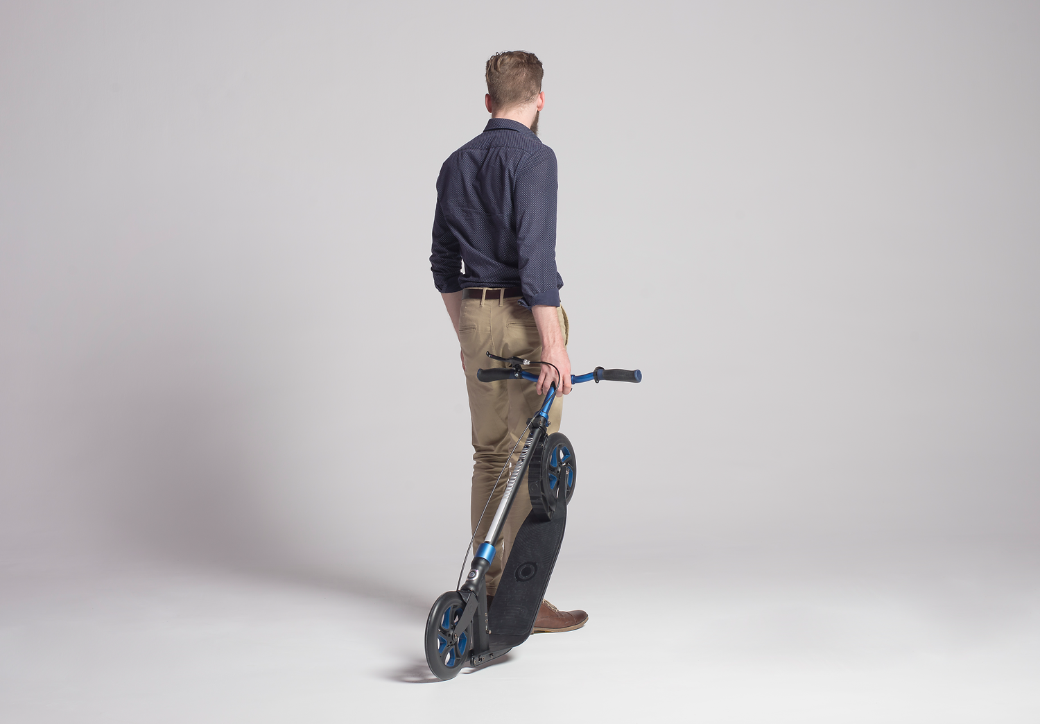 E-Scooter, Faltbares Scooter, Rollen Scooter, Blue Accents, Tagesgebrauch