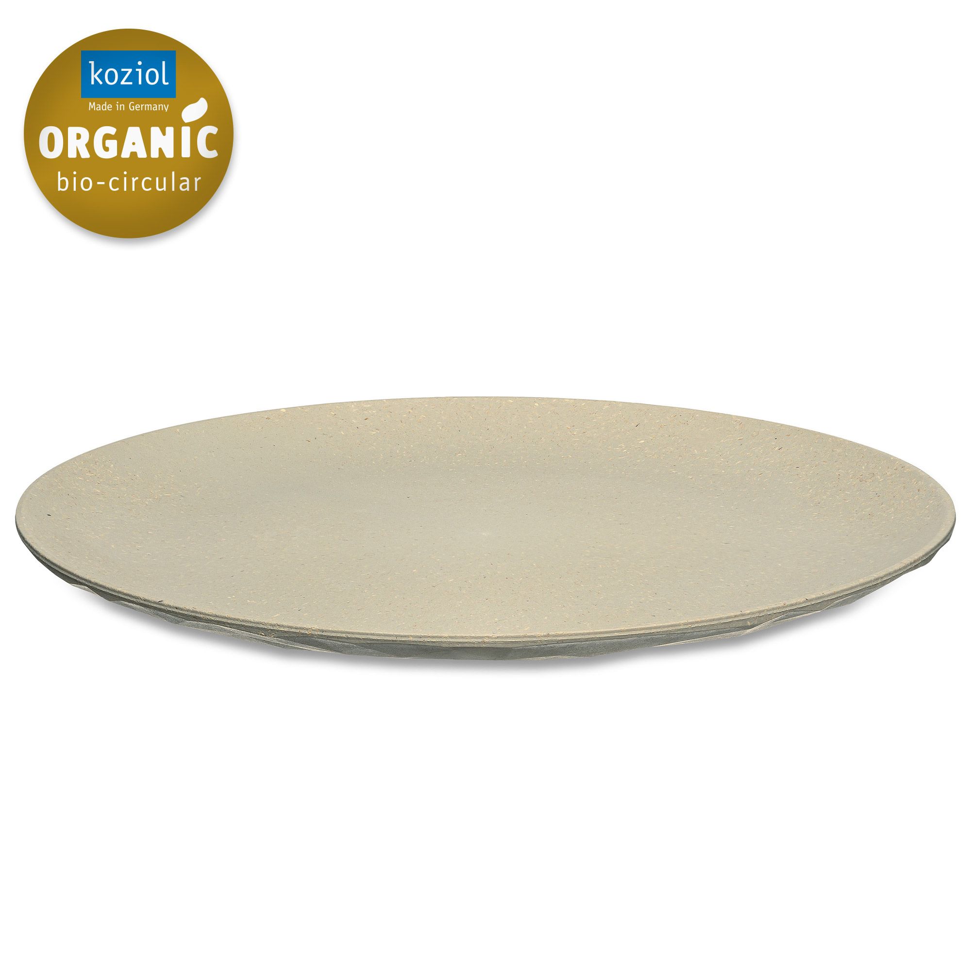 5005700_bio_circular Koziol Essteller Club Plate sandfarben