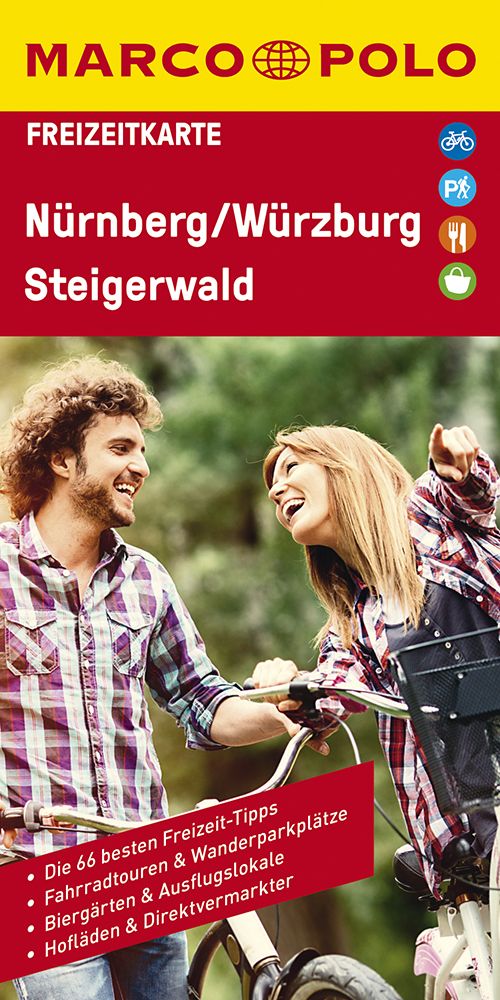9783829743747 Cover Marco Polo Frezeitkarte Nürnberg, Würzburg, Steigerwald
