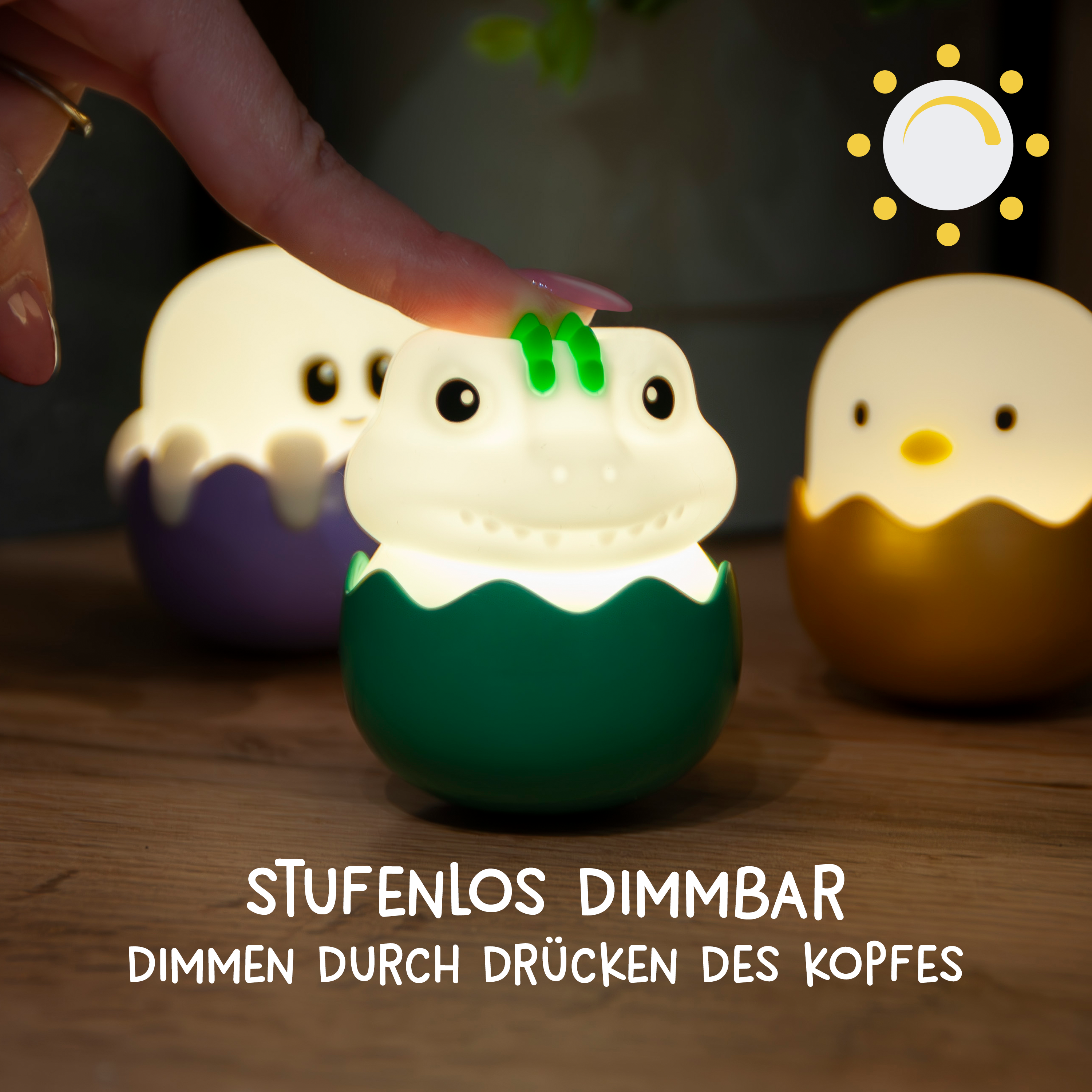 MEGALIGHT EGGY´S MYSTERY LIGHTS Serie 1 ANIMALS