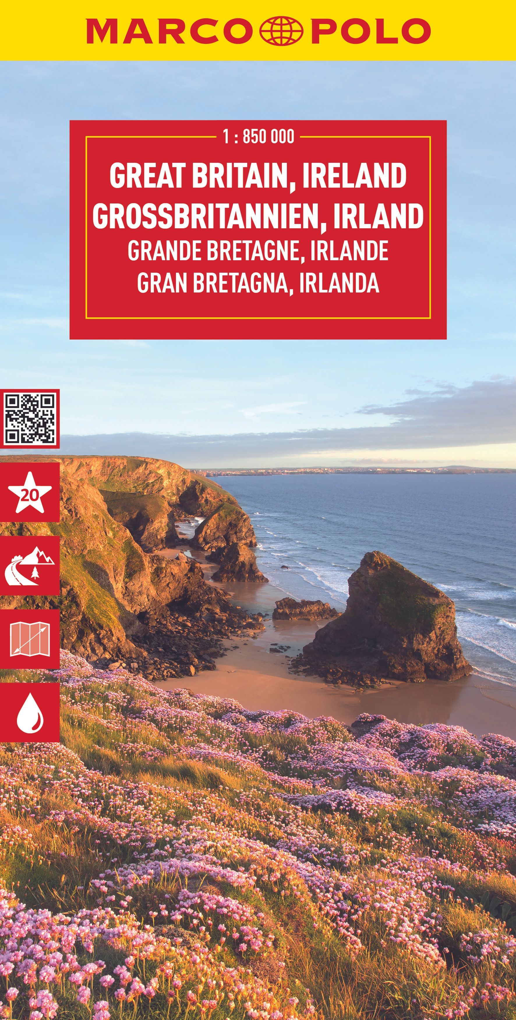 9783575017727 Cover Marco Polo Reisekarte Großbritannien, Irland