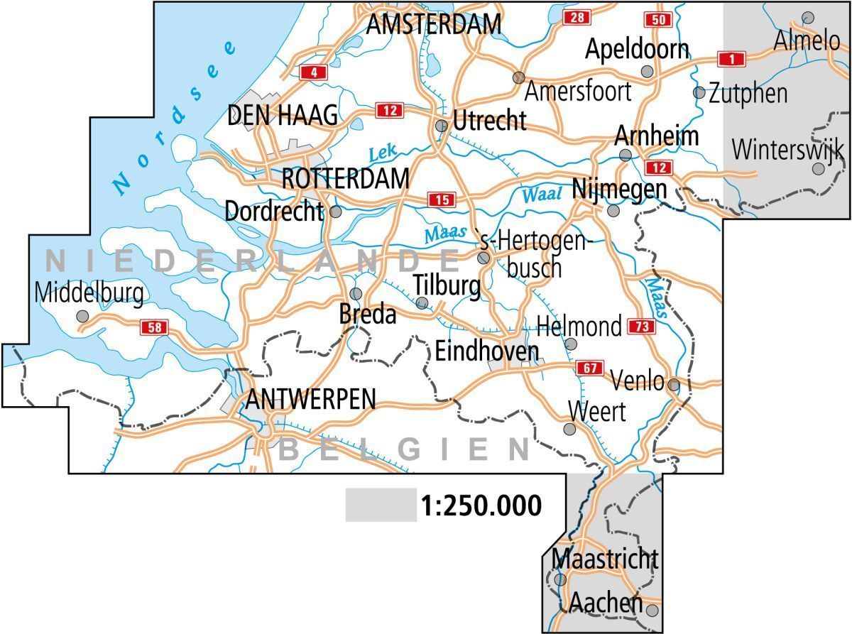 Netherlands und Belgien Karte, Rotterdam Bereich, Antwerpen Region,  Niederlande Städte, Straßenbahn Netz