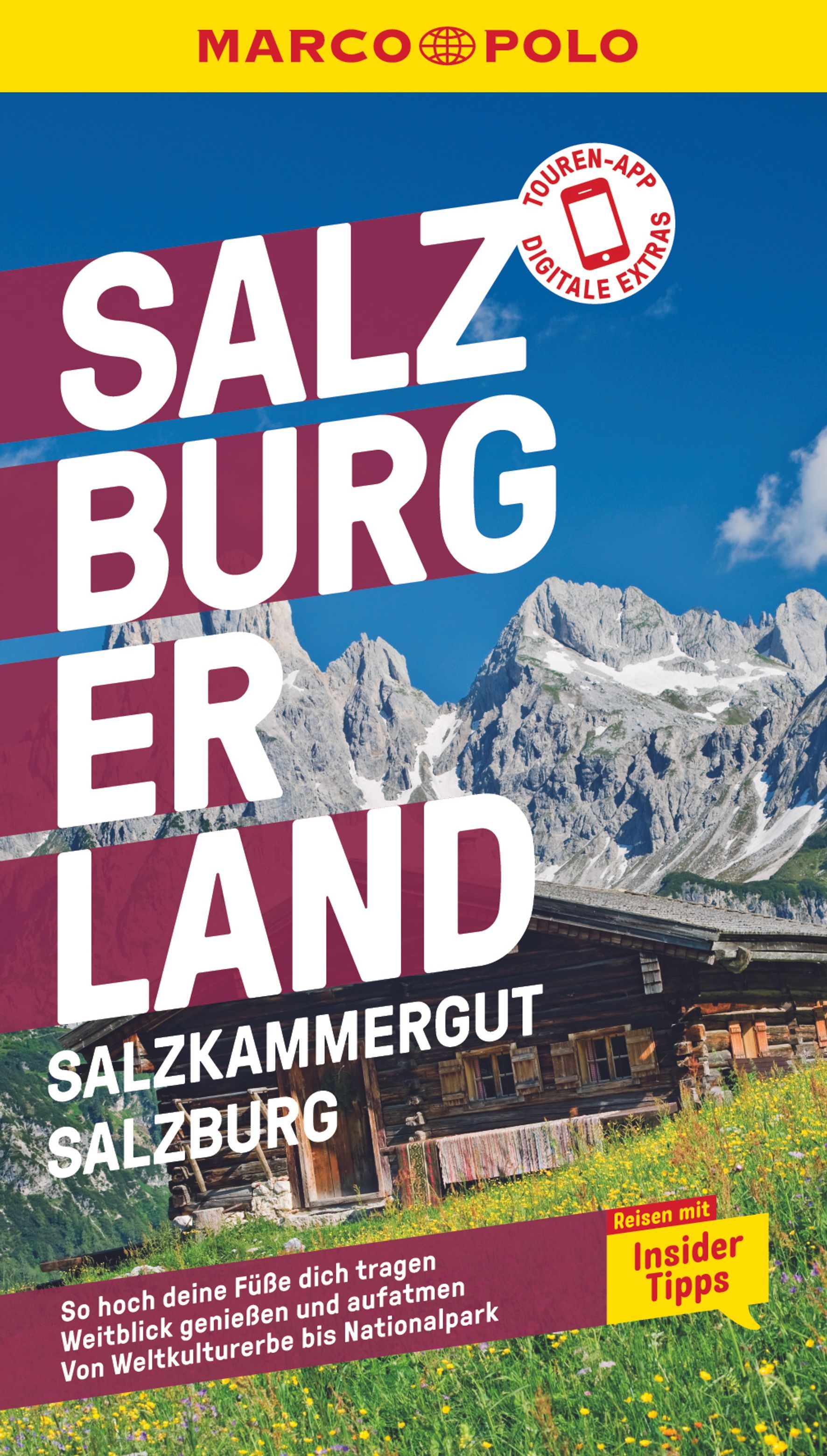 MARCO POLO Reiseführer Salzburger Land Werbung, Plakat, Draußen, Natur,