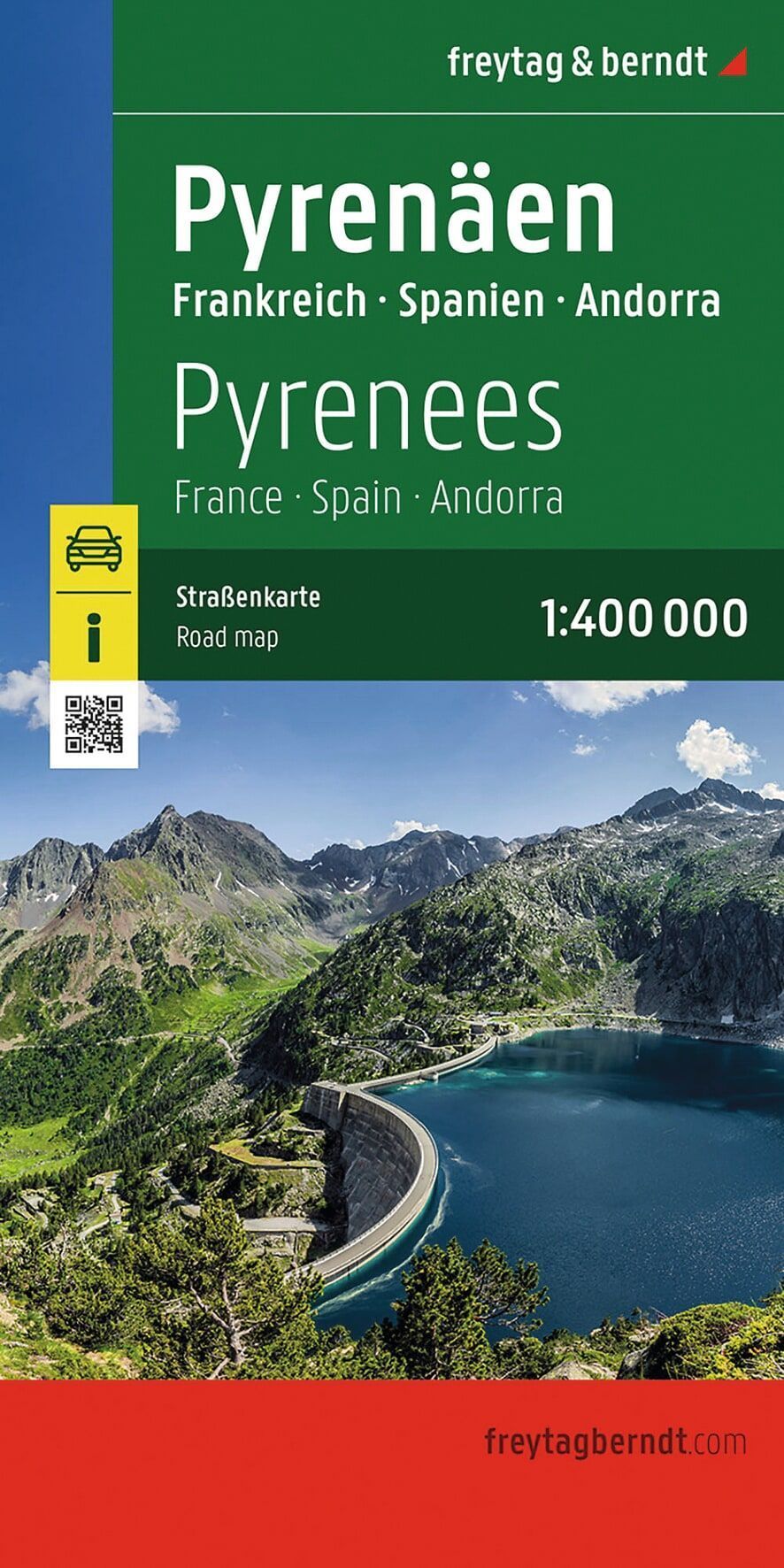 f&b Straßenkarte Pyrenäen, Frankreich - Spanien