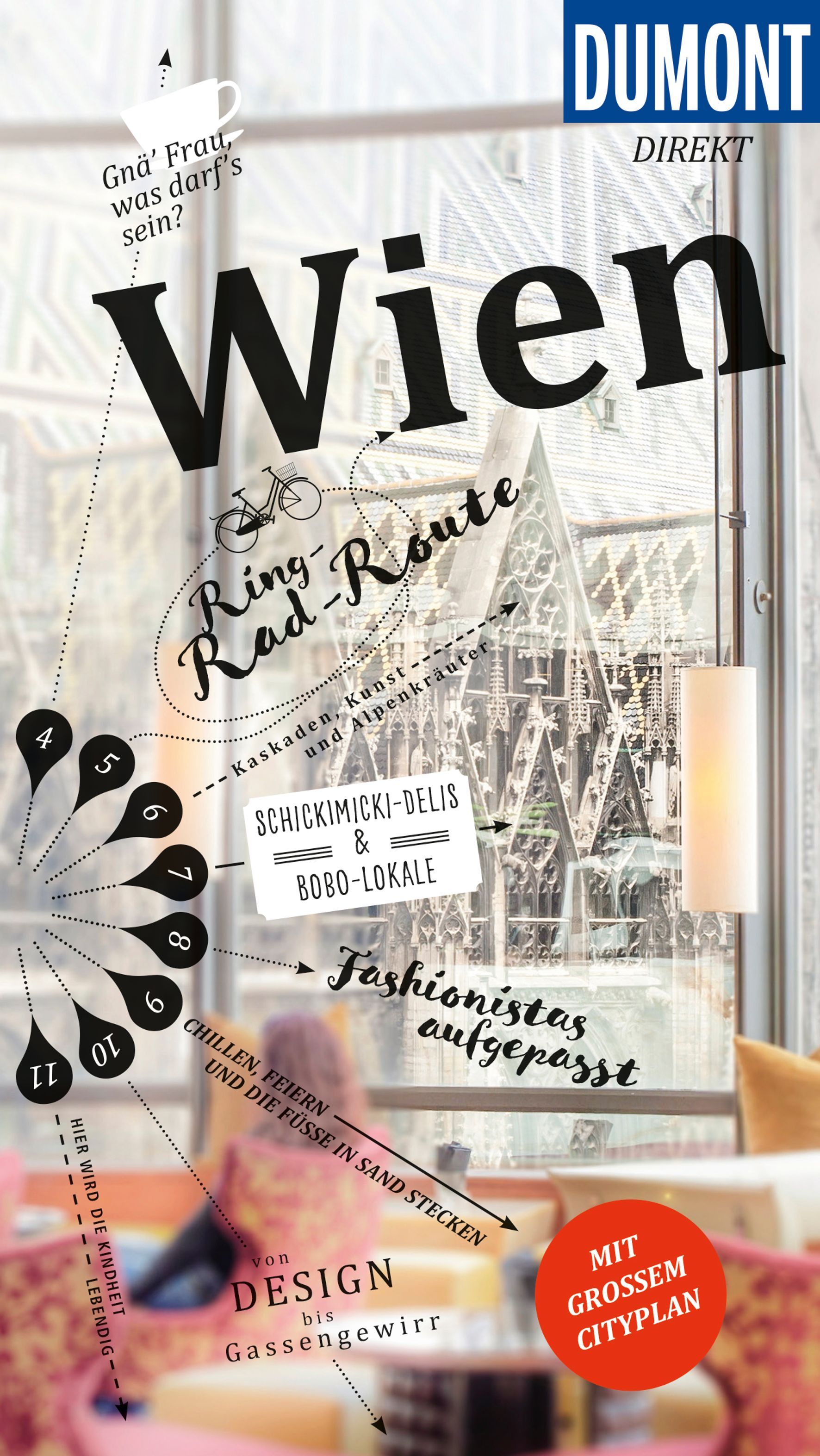 9783616000176 Cover Dumont direkt Reiseführer Wien