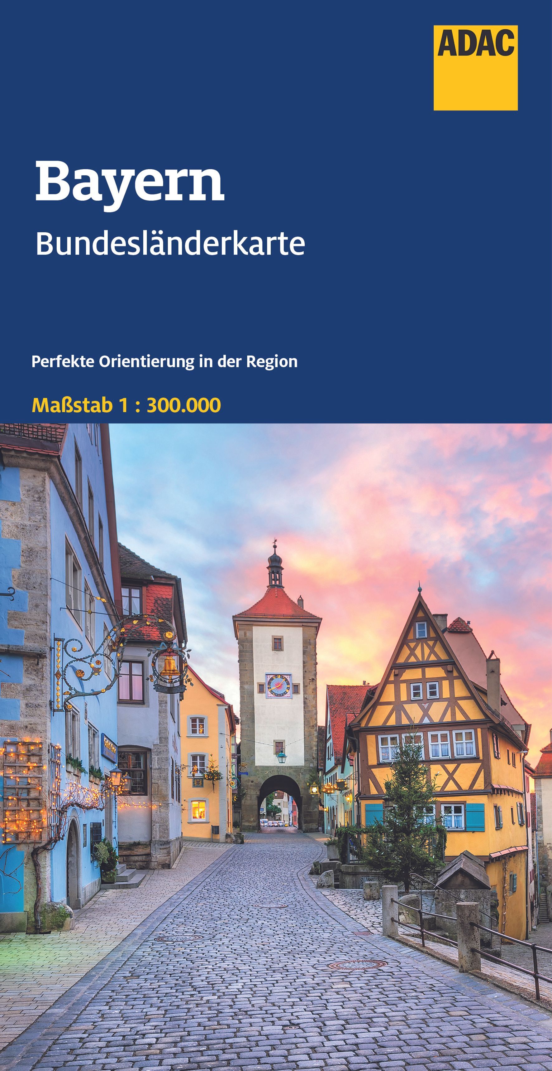 9783826423772 Cover ADAC Bundesländerkarte Bayern