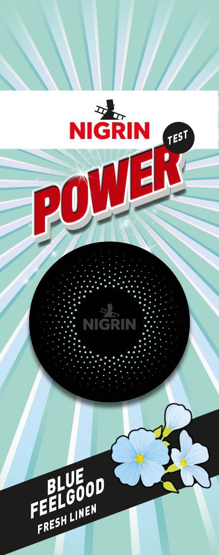 NIGRIN POWER Lufterfrischer Blue Feelgood