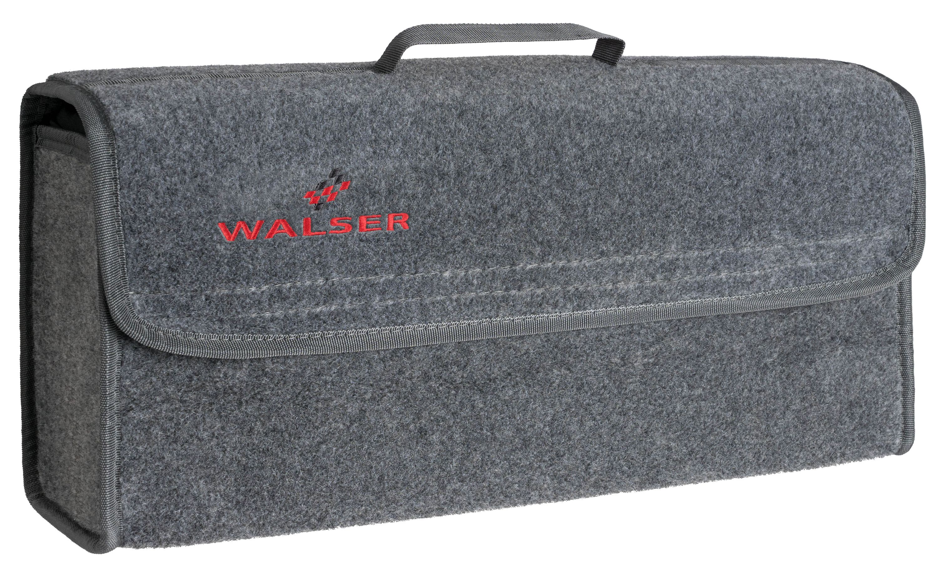 9001778301079_001 Auto-WErkzeugtasche, Grau, Rote Aufschrift, Herstellerlogo