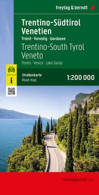 7 Trentino-Südtirol - Venetien, Straßenkarte f&b