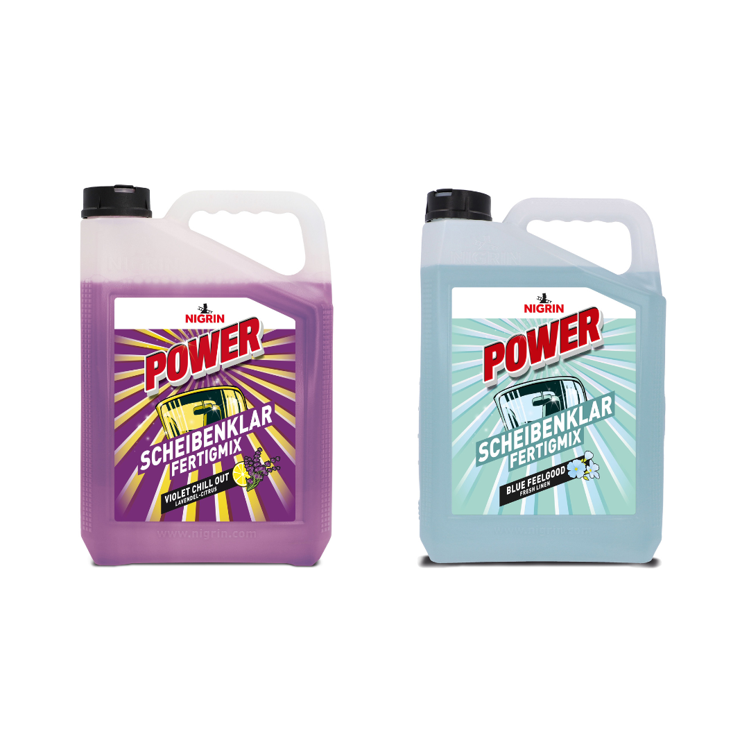 NIGRIN POWER Scheibenklar Fertigmix Flasche