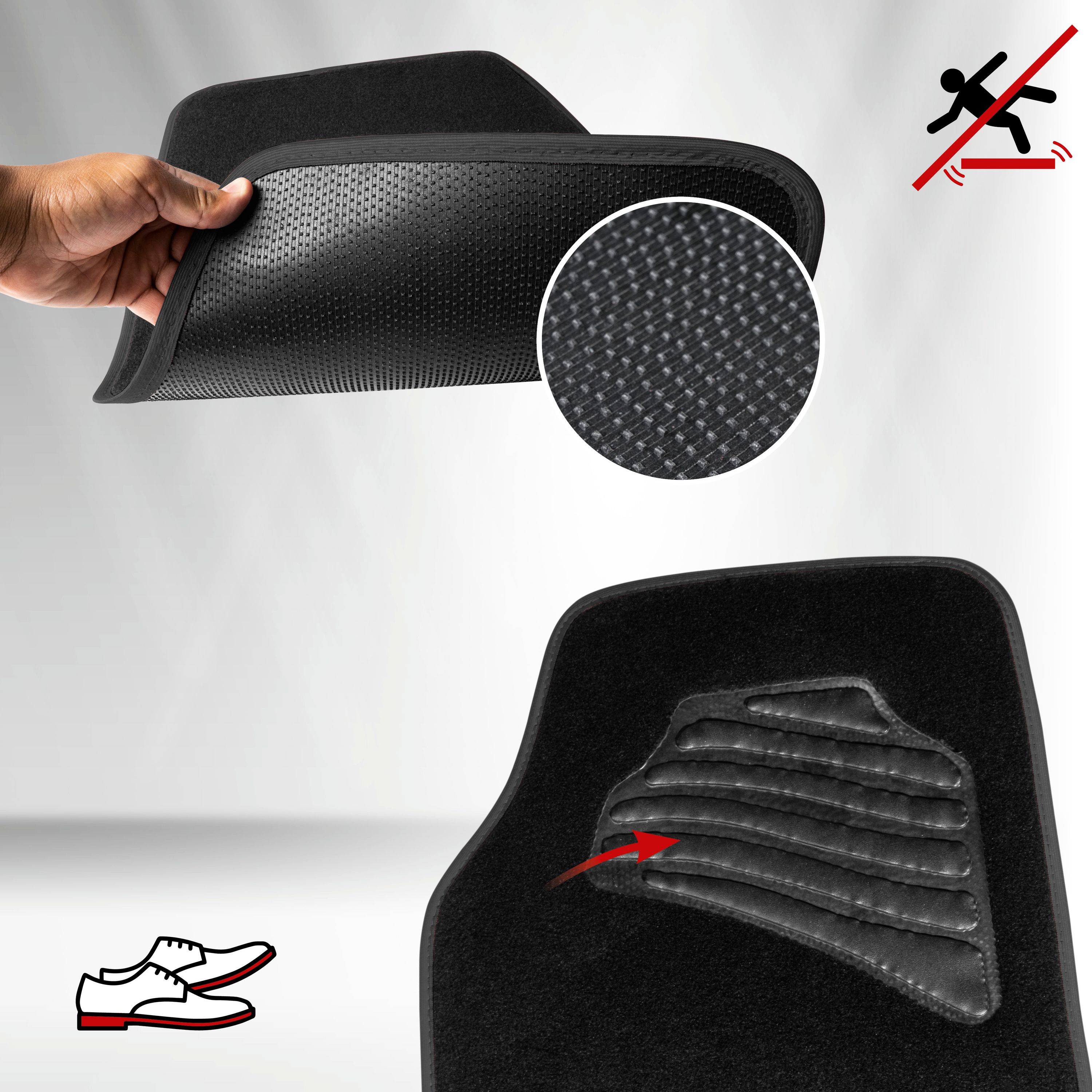 schwarz, matte, auto