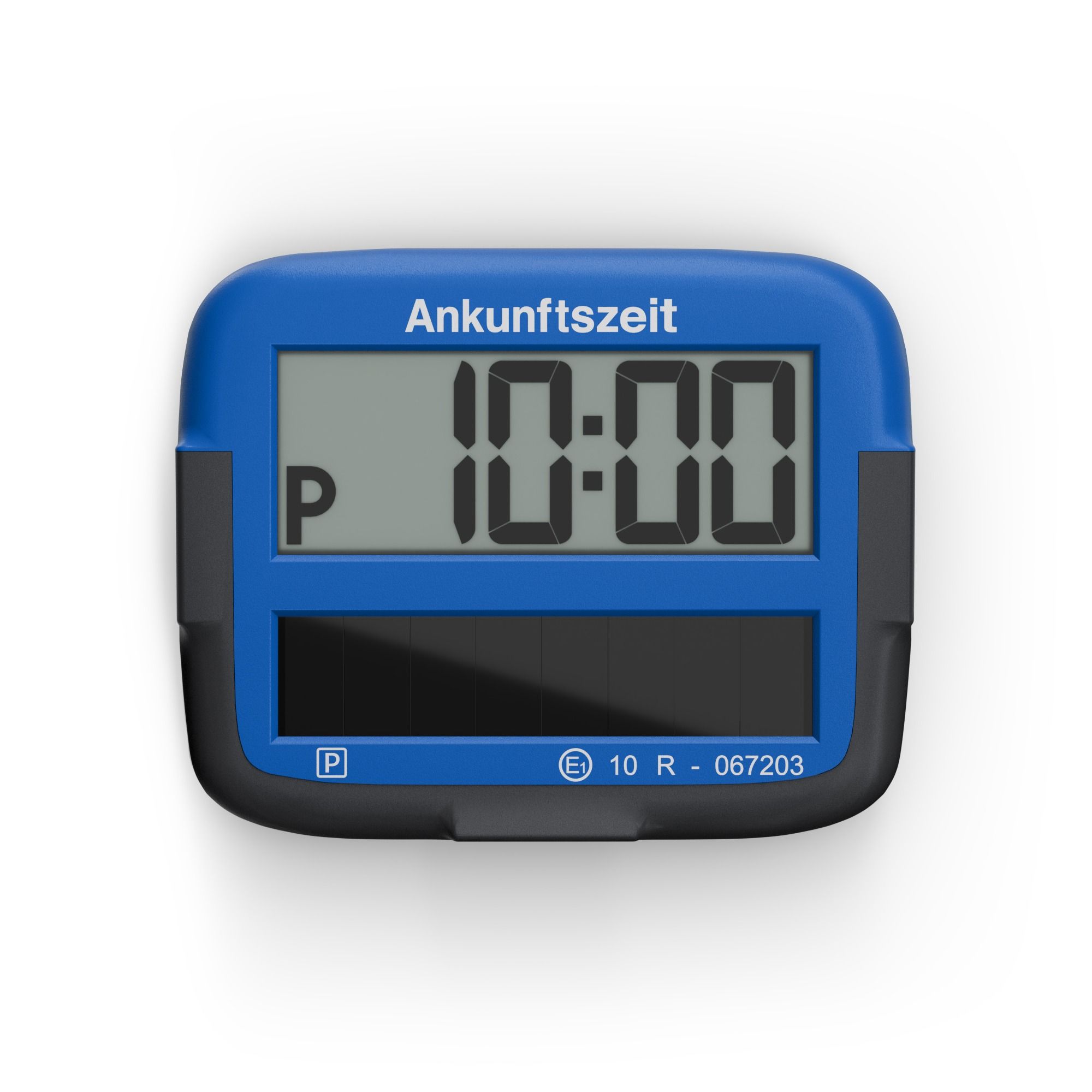 Parkscheibe Blau mit Schwarzen Rand