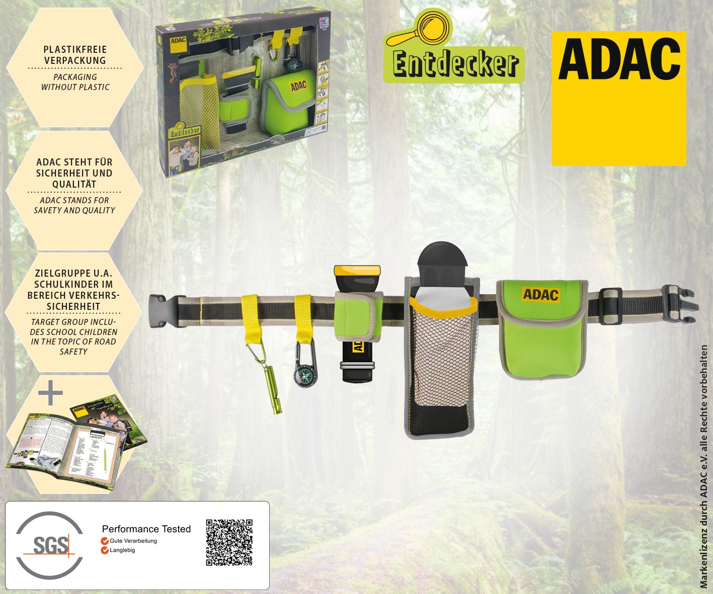 ADAC Neopren-Abenteuergürtel QR Kode