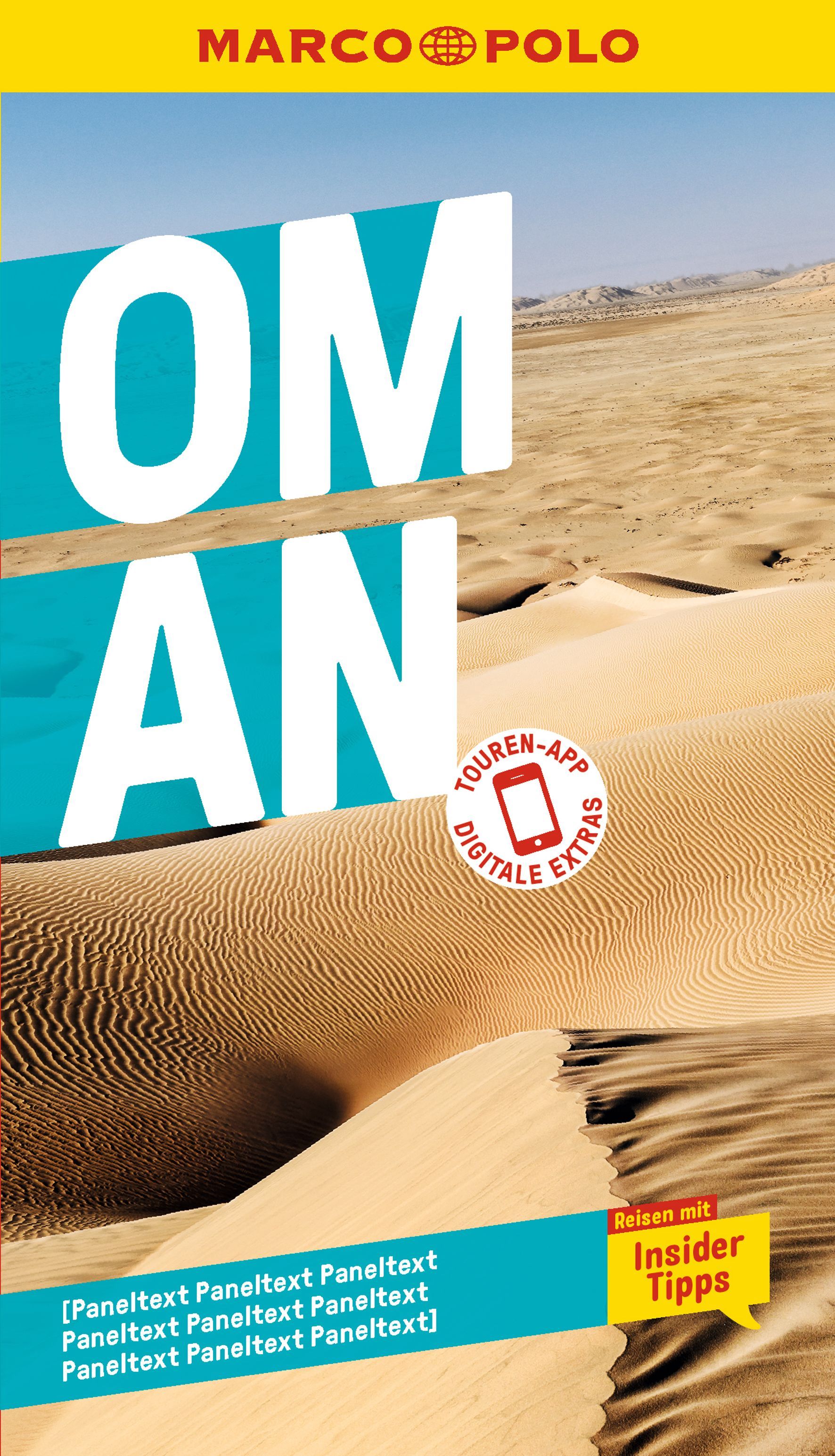 MARCO POLO Reiseführer Oman Natur, Draußen, Wüste, Werbung, Plakat