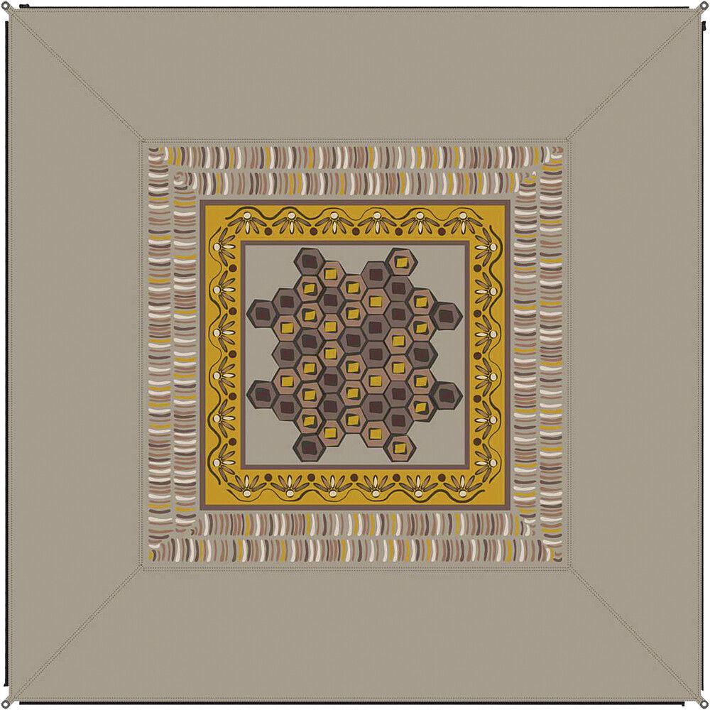 9961702100 Kissenrolle Beige mit Muster