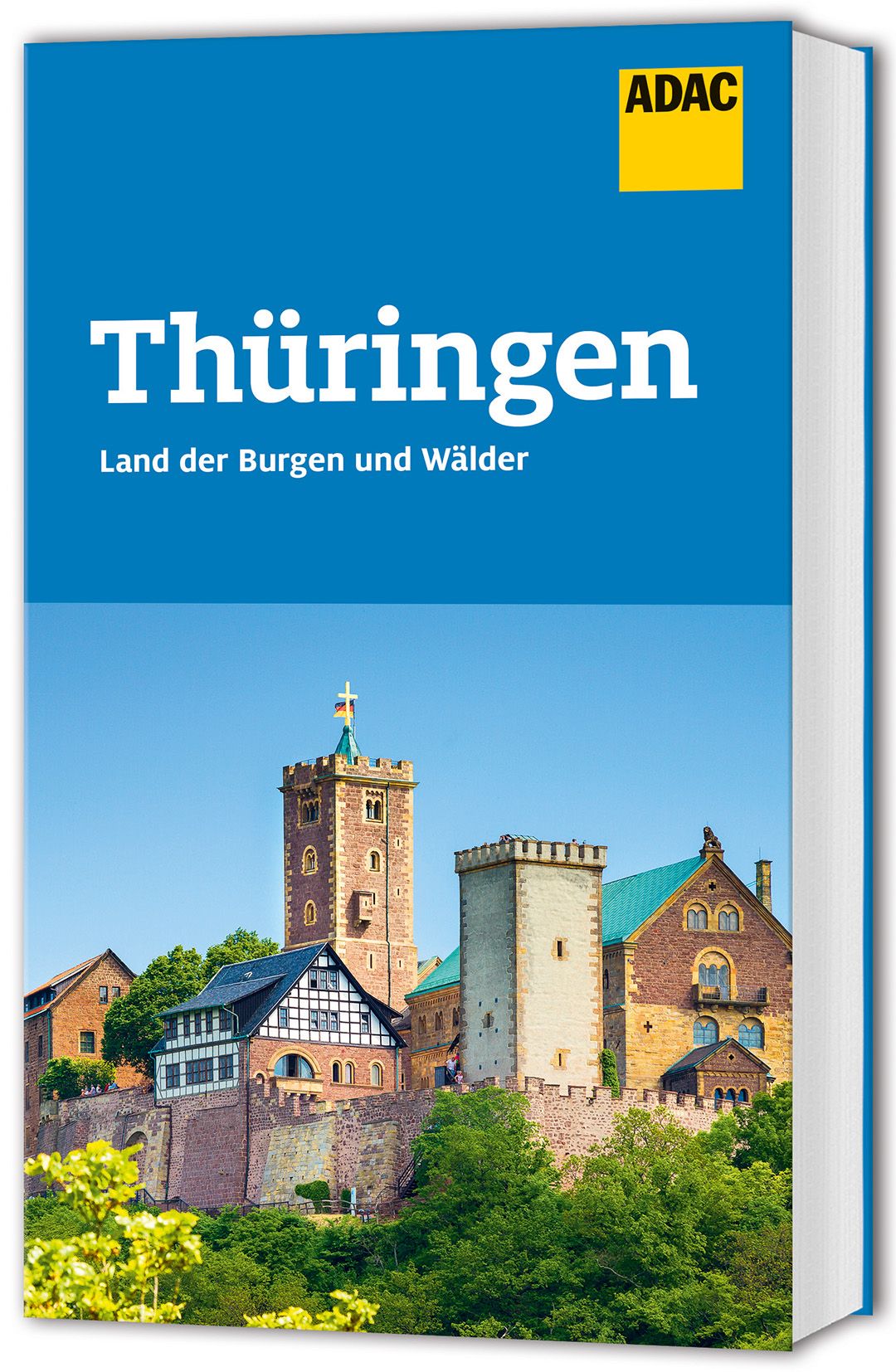 ADAC Reiseführer Thüringen Cover ADAC Reiseführer Thüringen. Gebäude, Festung, Glockenturm