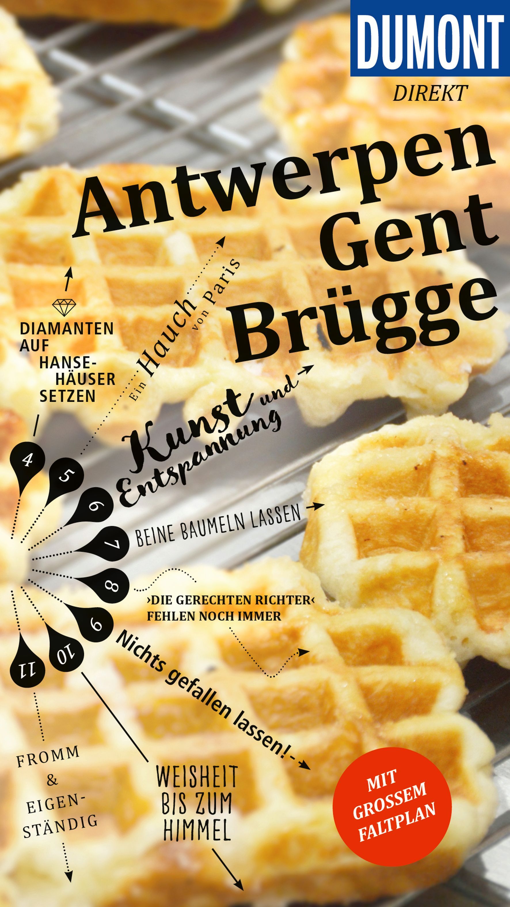 9783616000473 Cover Dumont Reiseführer Antwerpen, Gent, Brügge