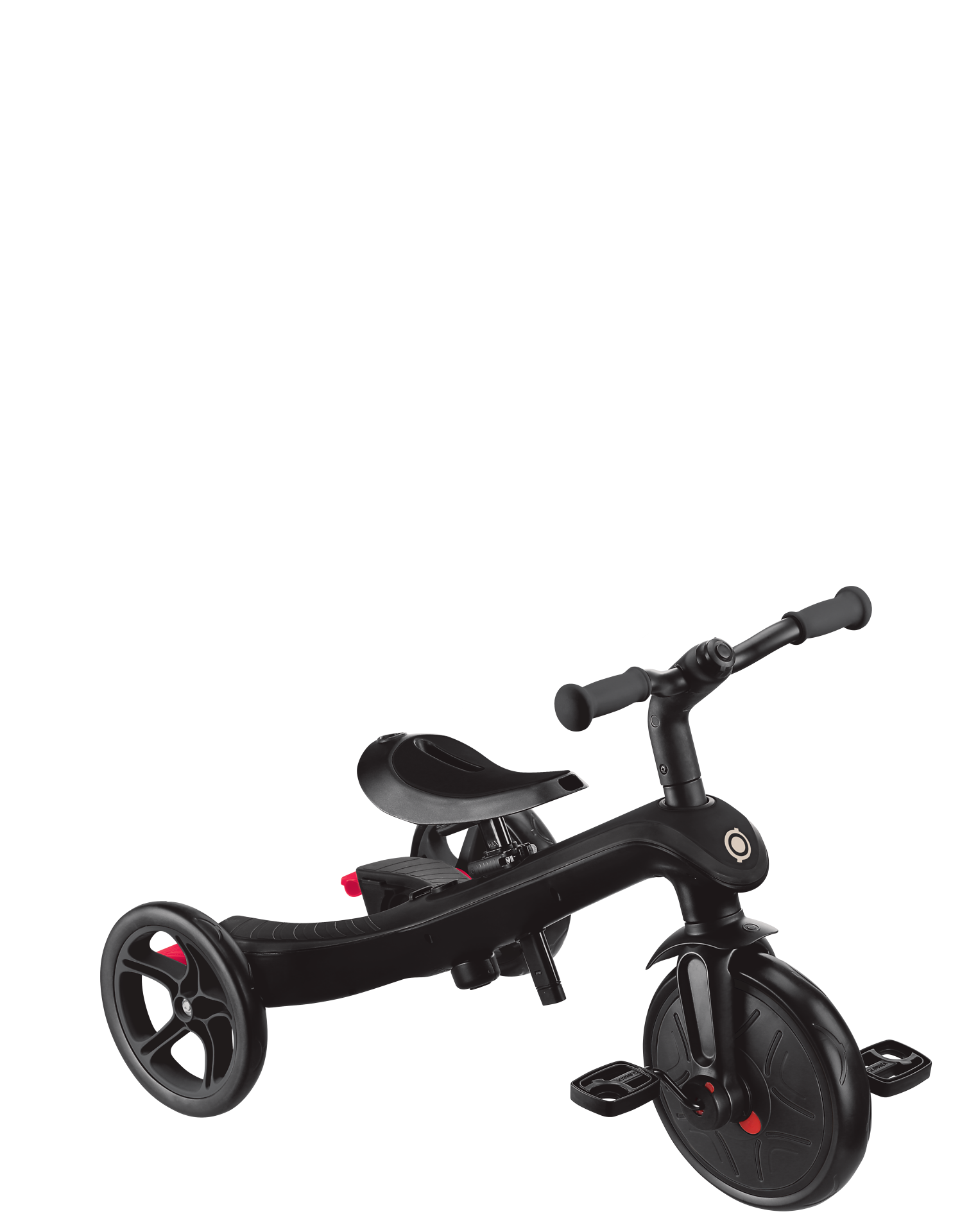 Transport, Fahrzeug, Kinderroller, Dreirad, Schwarz, Rad