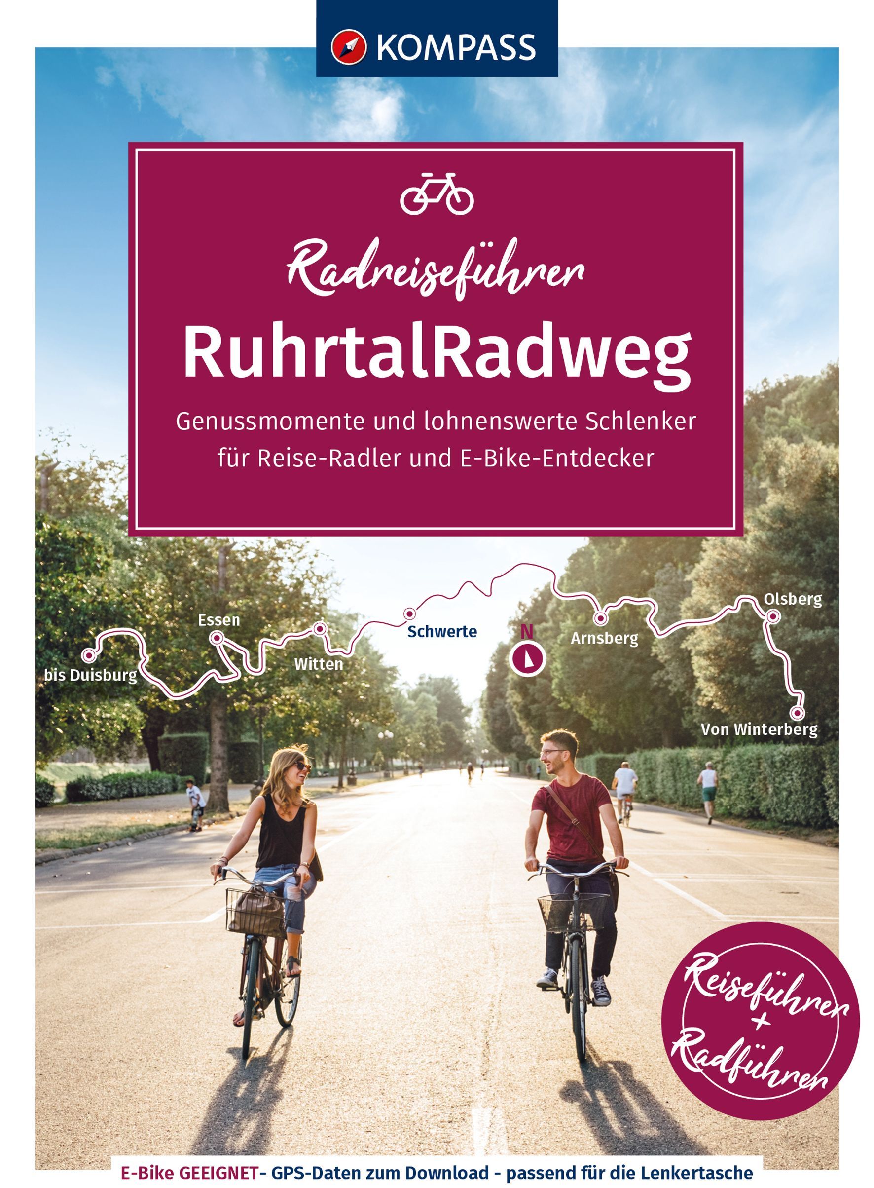 Fahrradreise, Radweg, Ruhtrtal, E-Bike, Kartenroute