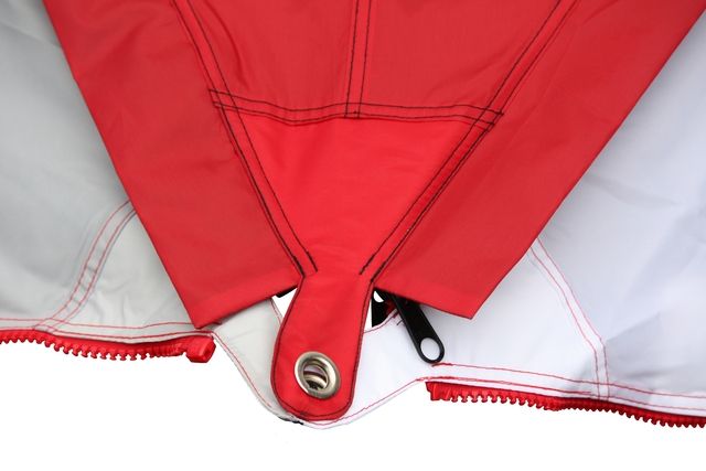 Reißverschluss, Jacke, Rot, Knopfleiste, passgenaue Naht