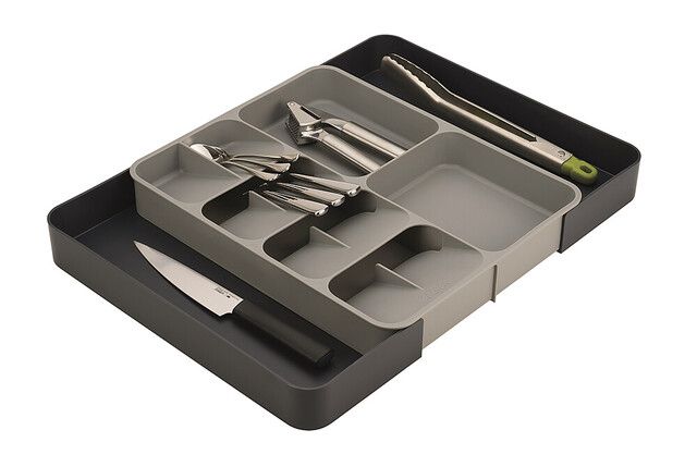 Beteckkasten, Grau Schubalde