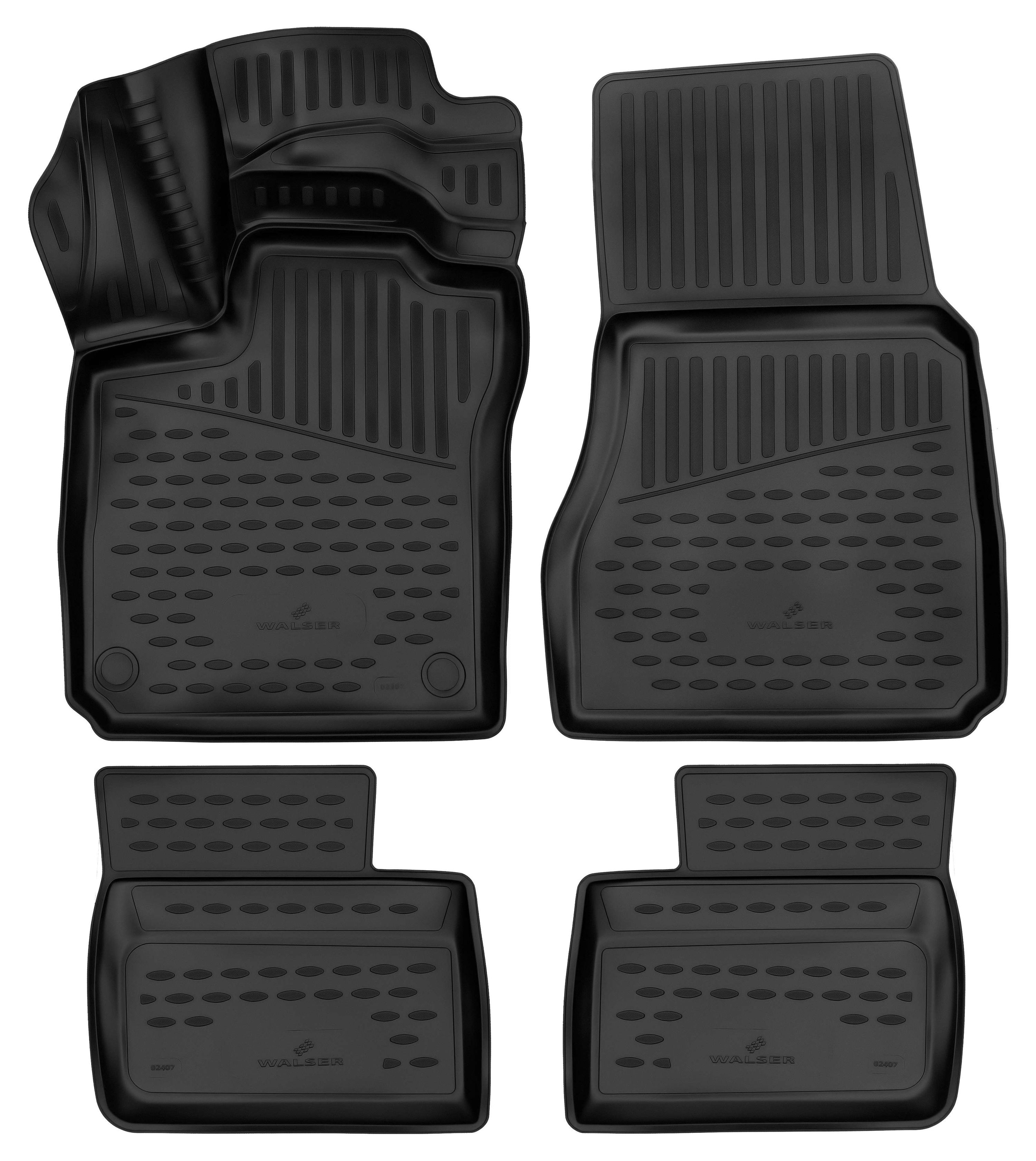 Gummimatten XTR für Renault Twingo III Komplettset