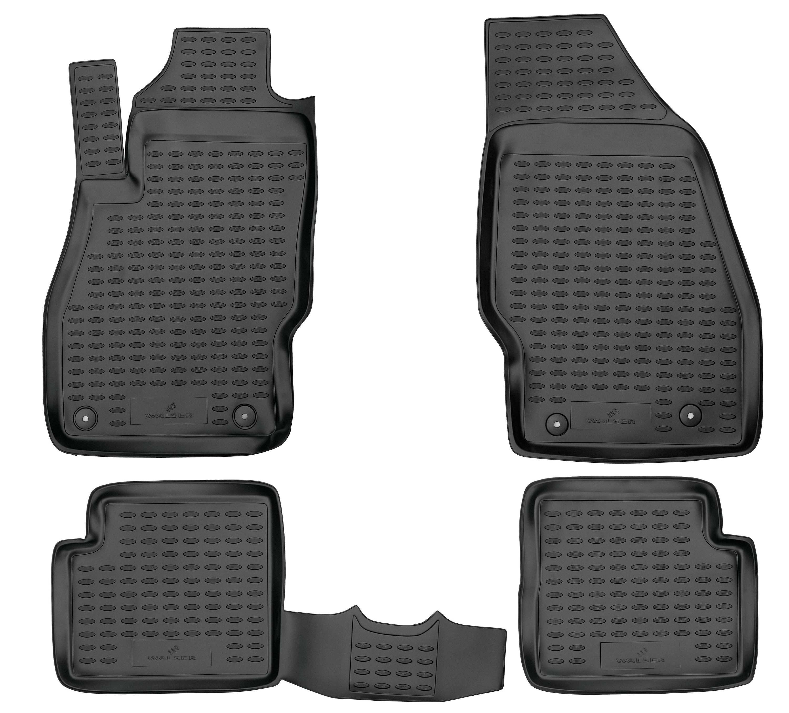 9001778750372_001 Gummimatten, Fußmatten XTR für Opel Corsa, schwarz