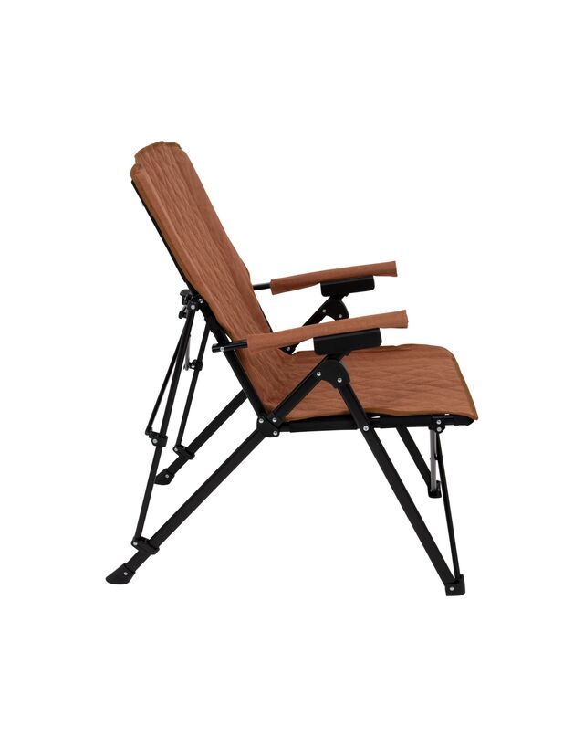 Faltstuhl, Campingstuhl, Gepolstert, Armlehnenpolster, Metallrahmen