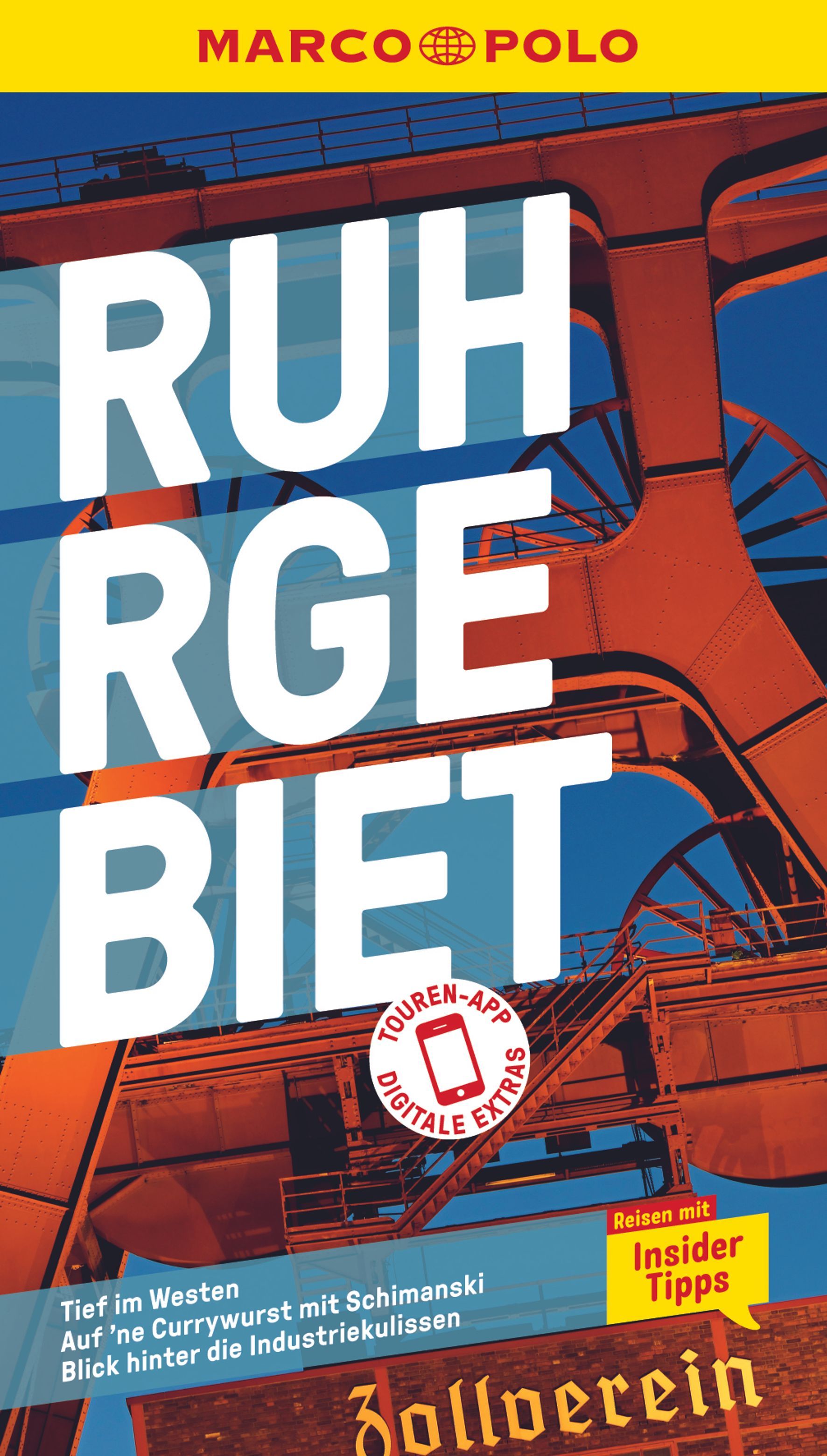 9783829718660ZwnOcS95iShGt MARCO POLO Reiseführer Ruhrgebiet, Cover Zollverein