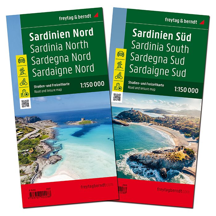 9783707922288 Cover Freytag&Berndt Straßenkarten-Set Sardinien