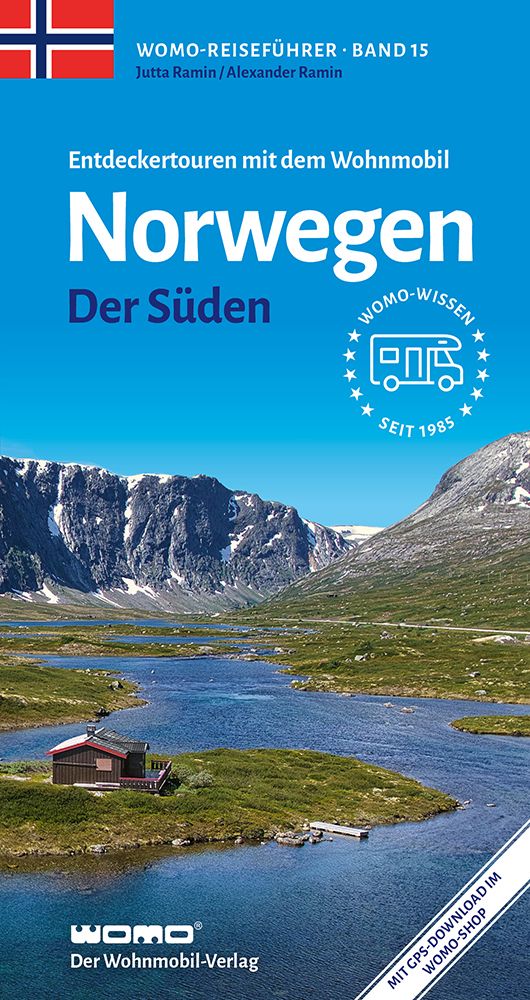 Entdeckertouren mit dem Wohnmobil Norwegen, Süden Werbung, Plakat, Land, Natur, Draußen