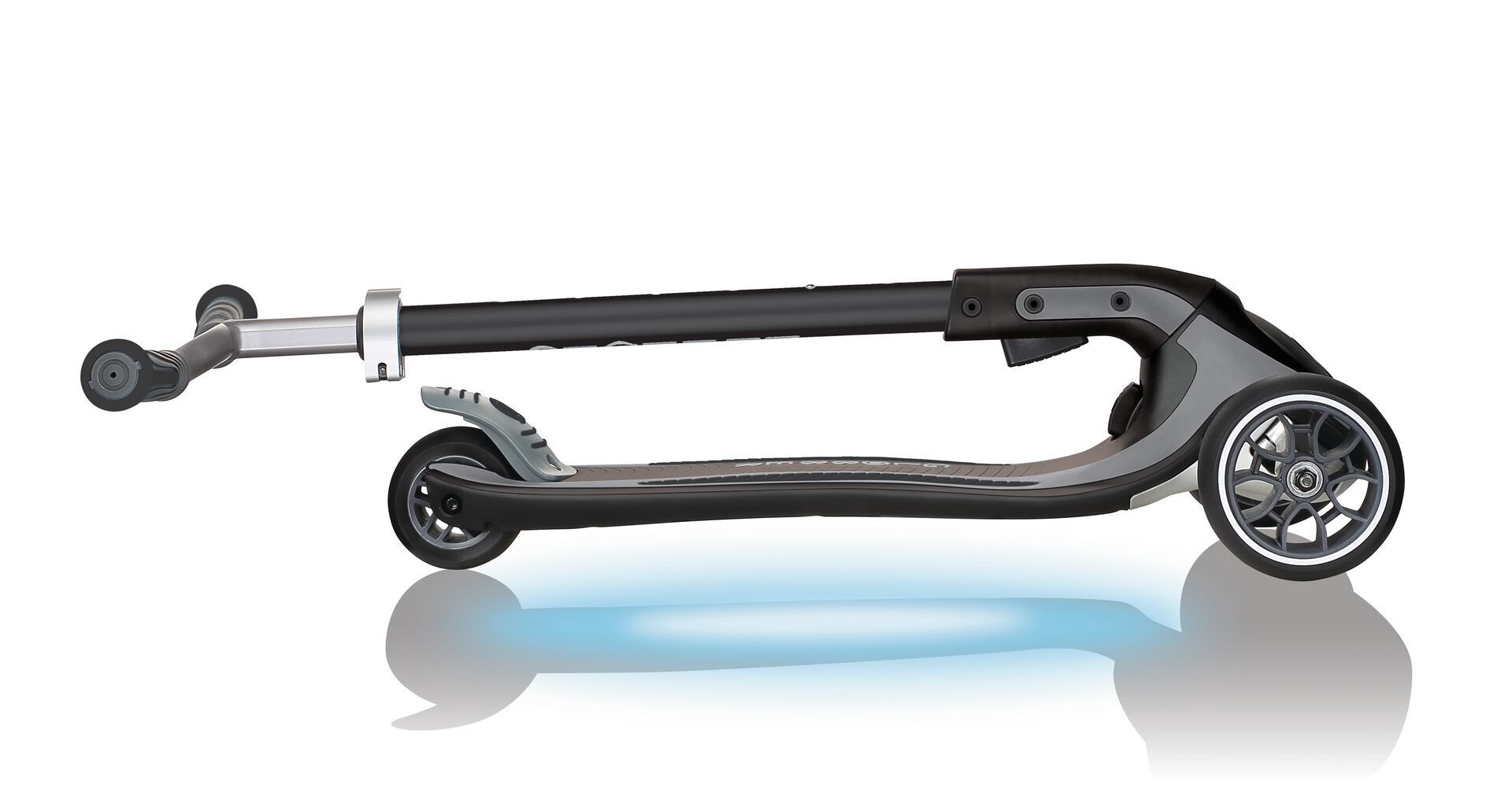 Transport, Fahrzeug, Kinderroller, Roller, Schwarz, Rad