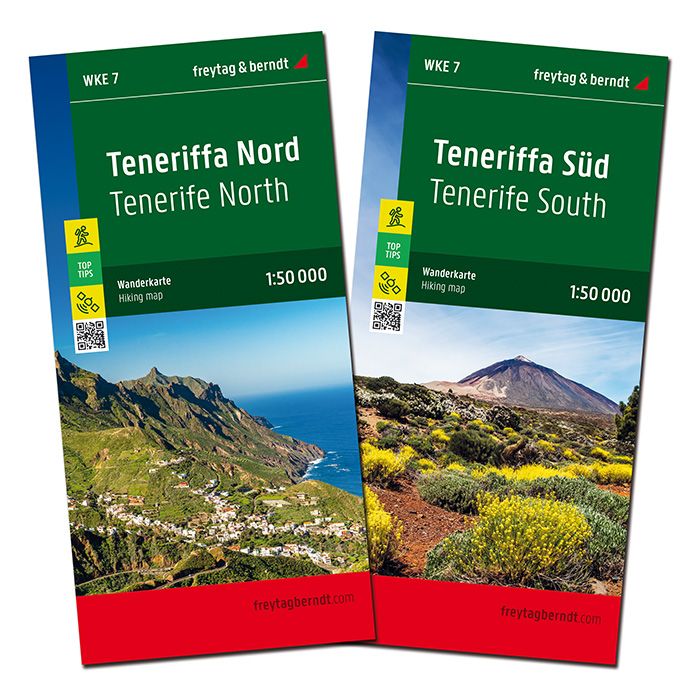 Teneriffa, Wanderkarten-Set 1:50.000, f&b Werbung, Plakat, Buch, Veröffentlichung