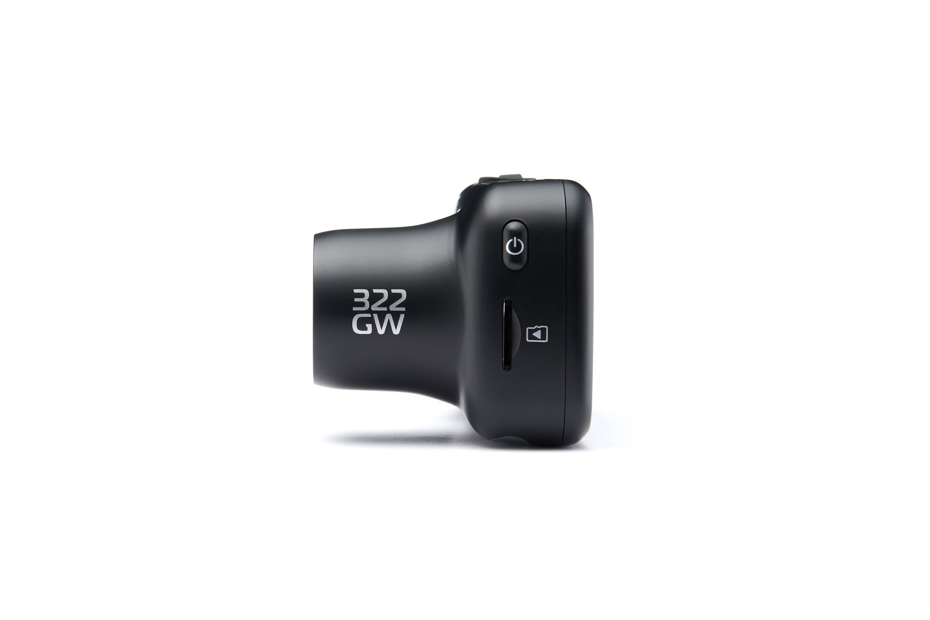Nextbase322GW-5 Dashcam Schwarz, Seitenansicht