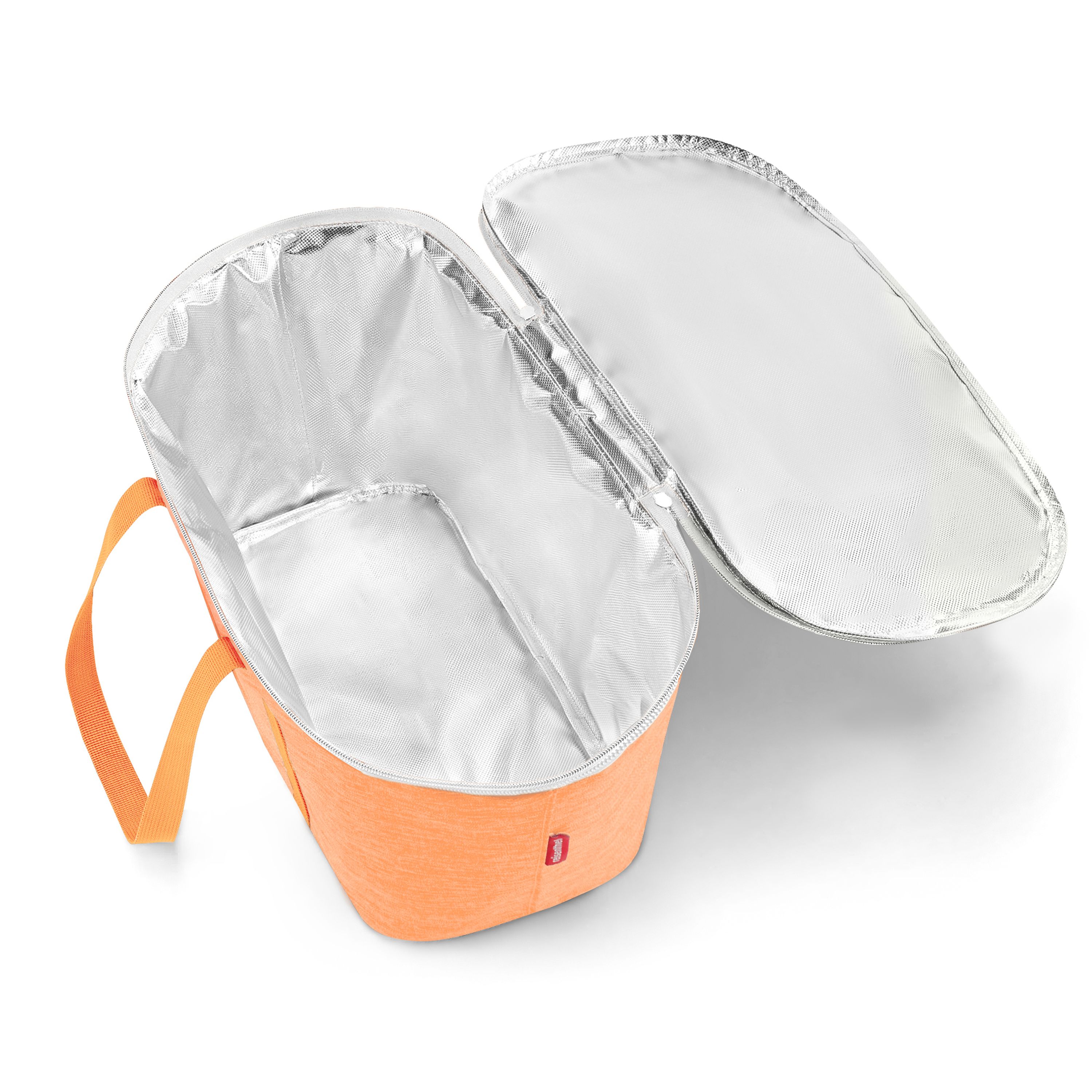 Reisenthel Kühltasche Apricot. Geöffnet ansicht von oben