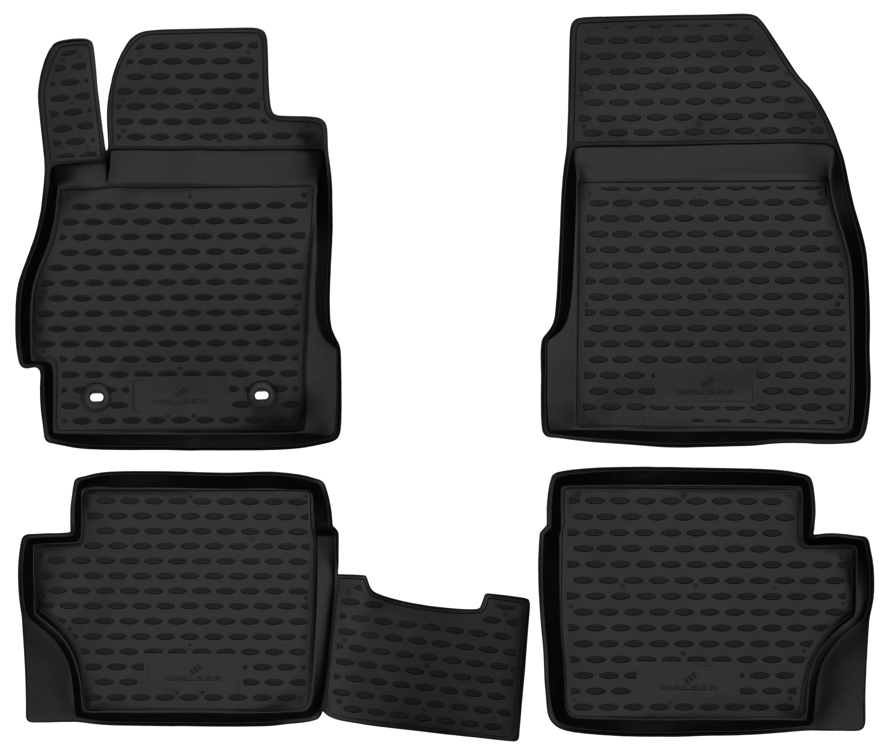9001778750983_001 Fußmatte, Gummimatten XTR für Mazda 2, schwarz