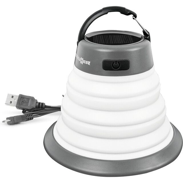 BRUNNER Faltbare Silikonlampe Aura Faltbare Silikonlampe, weiss und grau