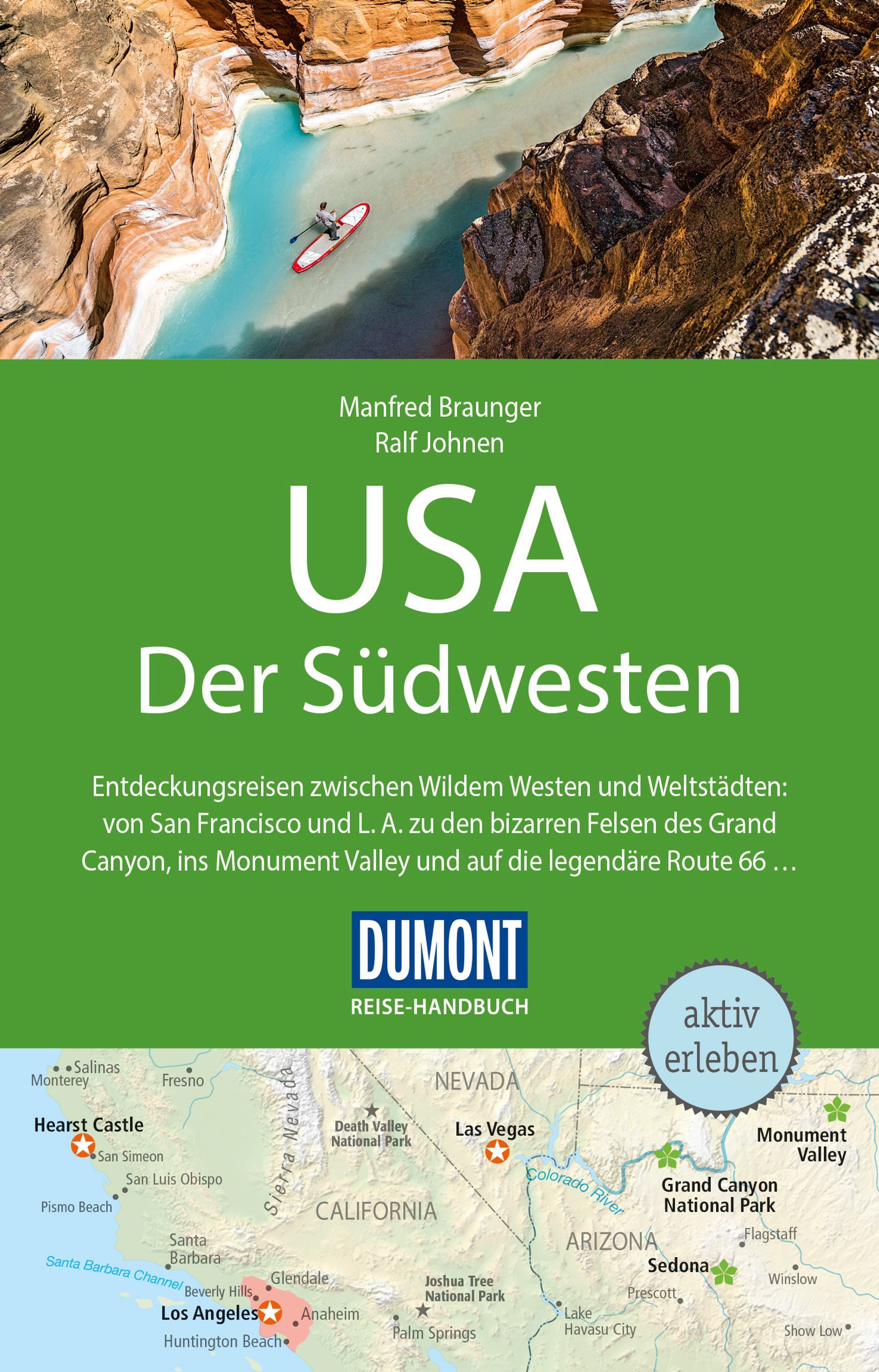 DUMONT Reise-Handbuch Reiseführer USA, Südwesten Werbung, Plakat, Person, Draußen