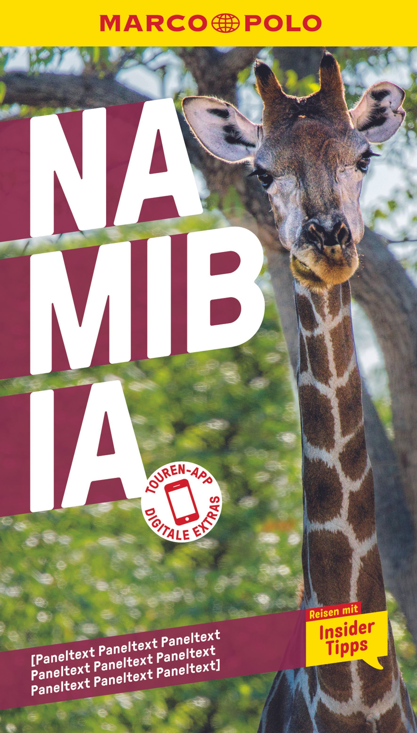 9783829719223 MARCO POLO Reiseführer Namibia, Cover Giraffe
