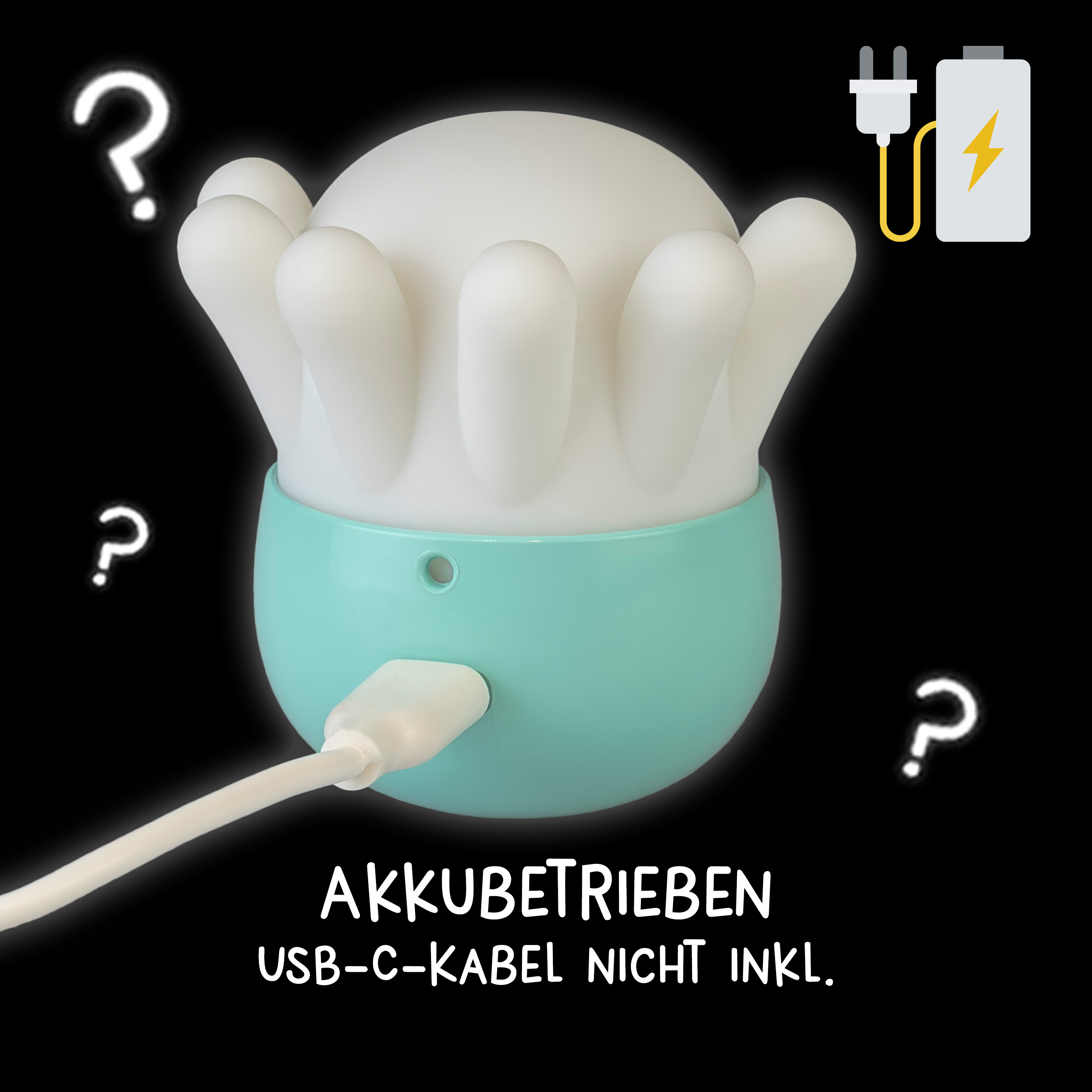 usb-c, lampe, aufladen, dock, led