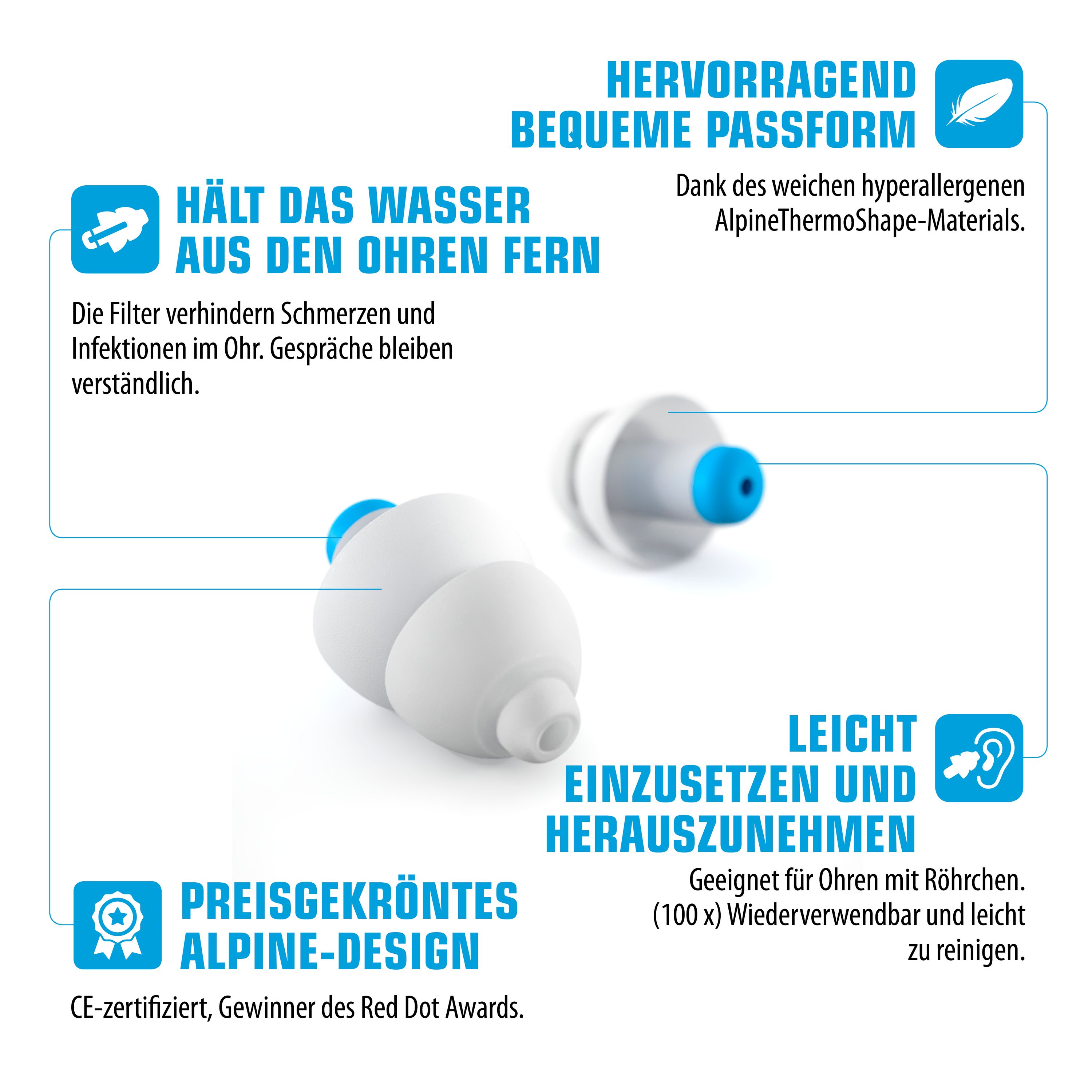 ohrstöpsel schwimmen