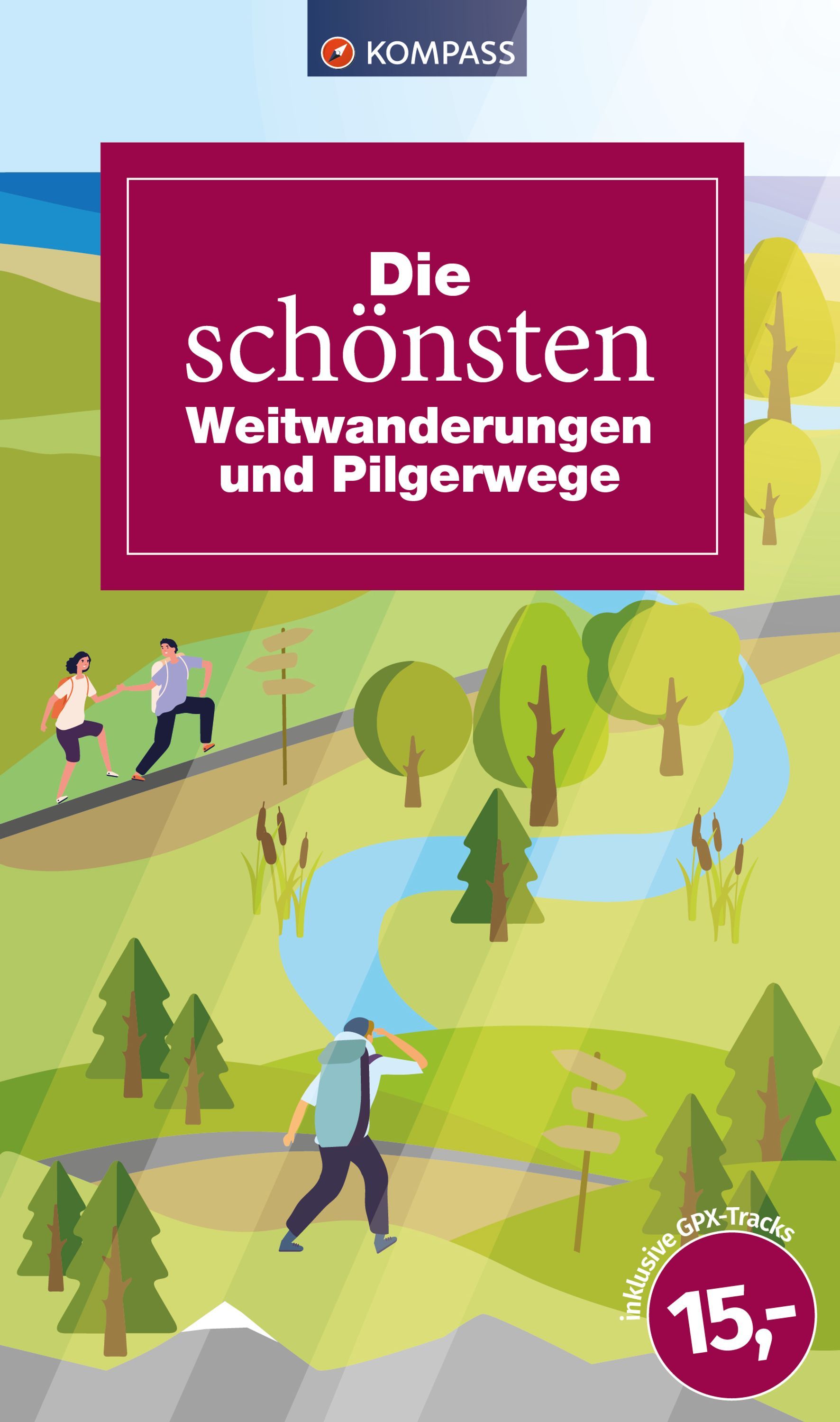 9783991541592 Cover, die schönsten weitwanderungen und Pilgerwege