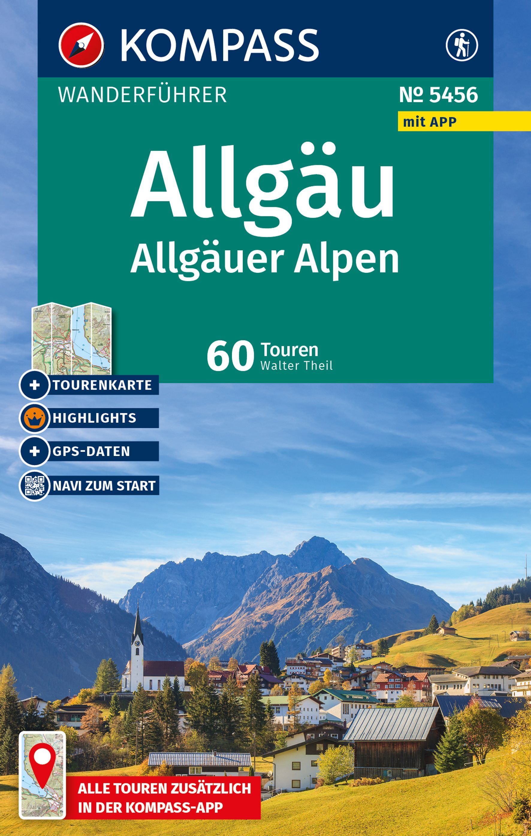 Wanderführer, Allgäu, Allgäuer Alpen, Touren, Karte