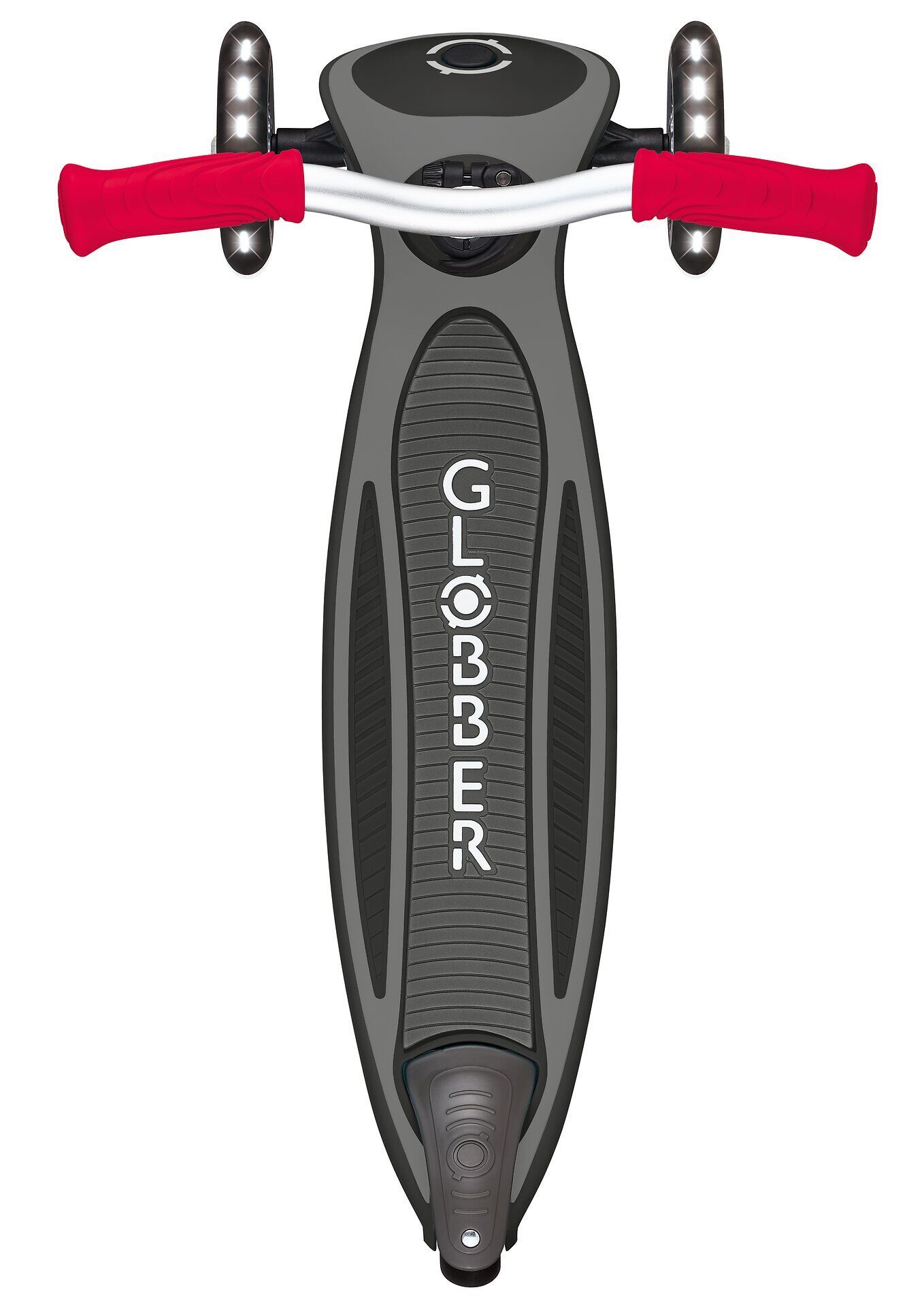 GLOBBER Master Lights Roller-Schwarz Rot