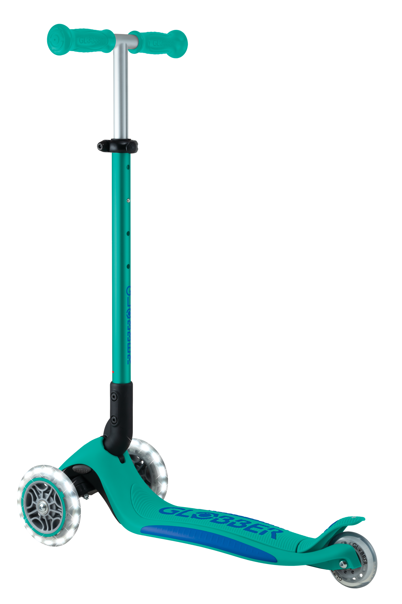 Transport, Fahrzeug, Kinderroller, Tretroller, Türkis, Rad