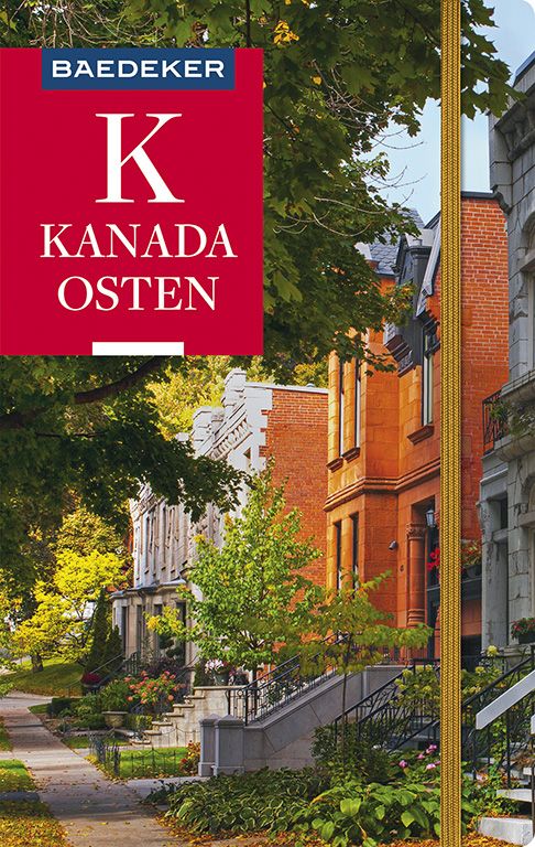 9783829718998 Baedeker Reiseführer Kanada Osten, Straße mit bunten Reihenhäusern