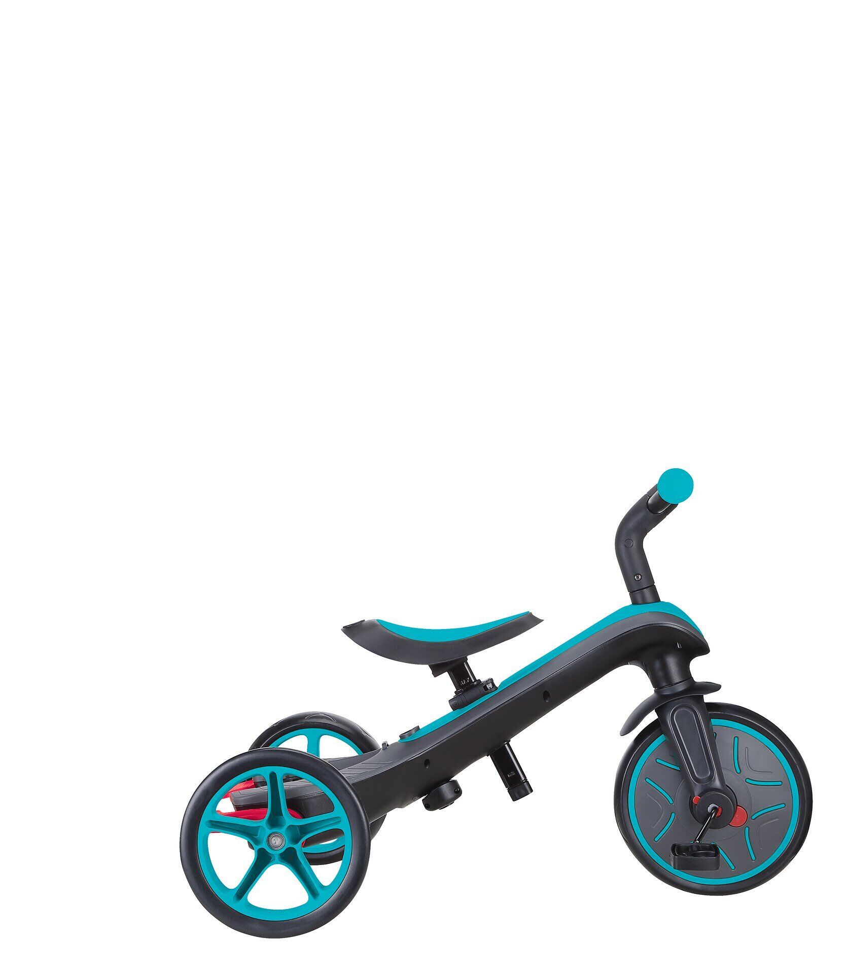 Transport, Fahrzeug, Kinderroller, Dreirad, Türkis, Rad